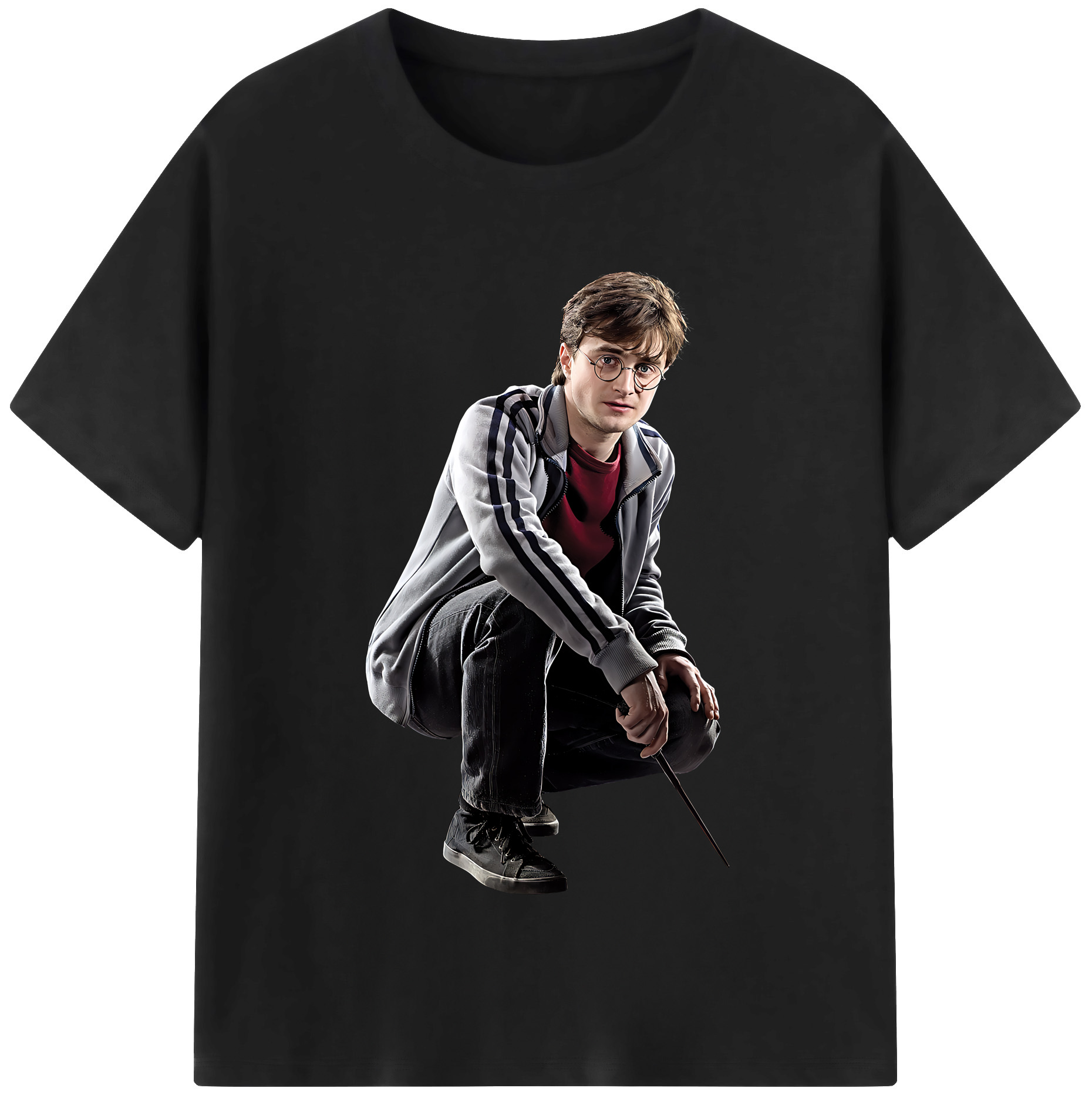 （画像用） Harry Potter ハリー・ポッターシリーズ レディースカジュアルプリントTシャツ（綿100％）