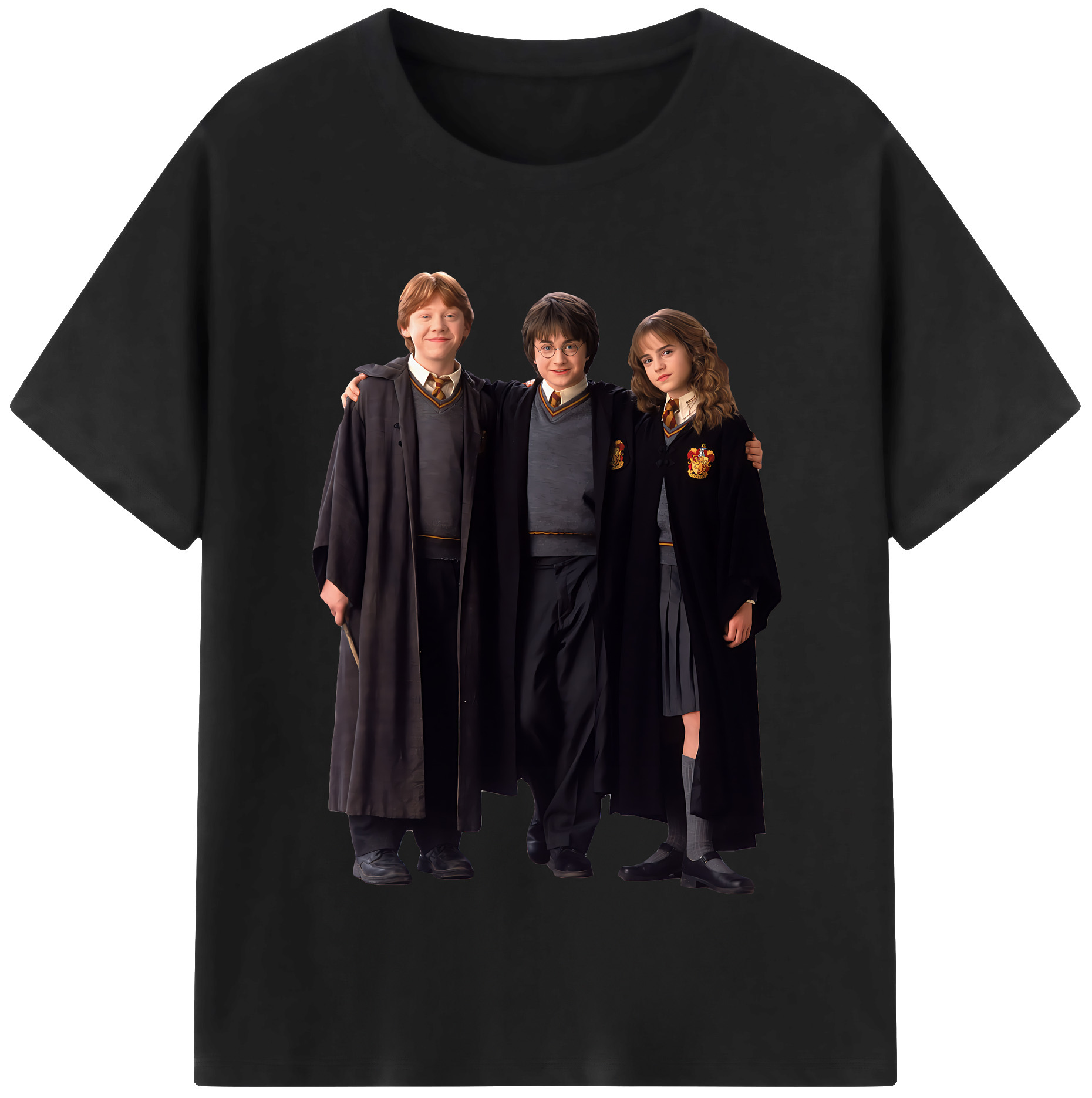 （画像用） Harry Potter ハリー・ポッターシリーズ レディースカジュアルプリントTシャツ（綿100％）
