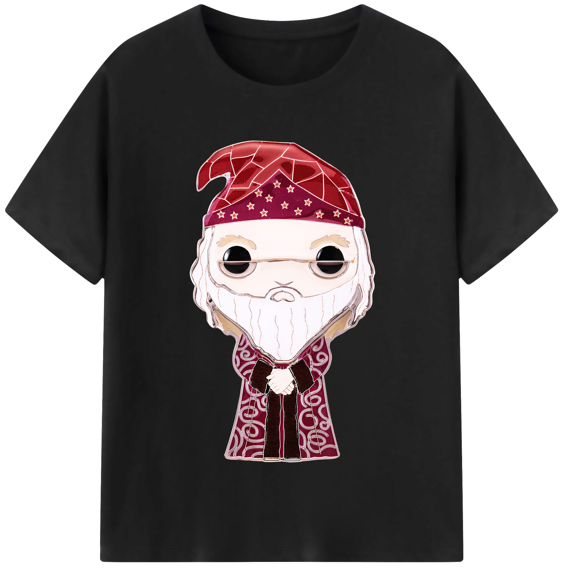 （画像用） Harry Potter ハリー・ポッターシリーズ レディースカジュアルプリントTシャツ（綿100％）