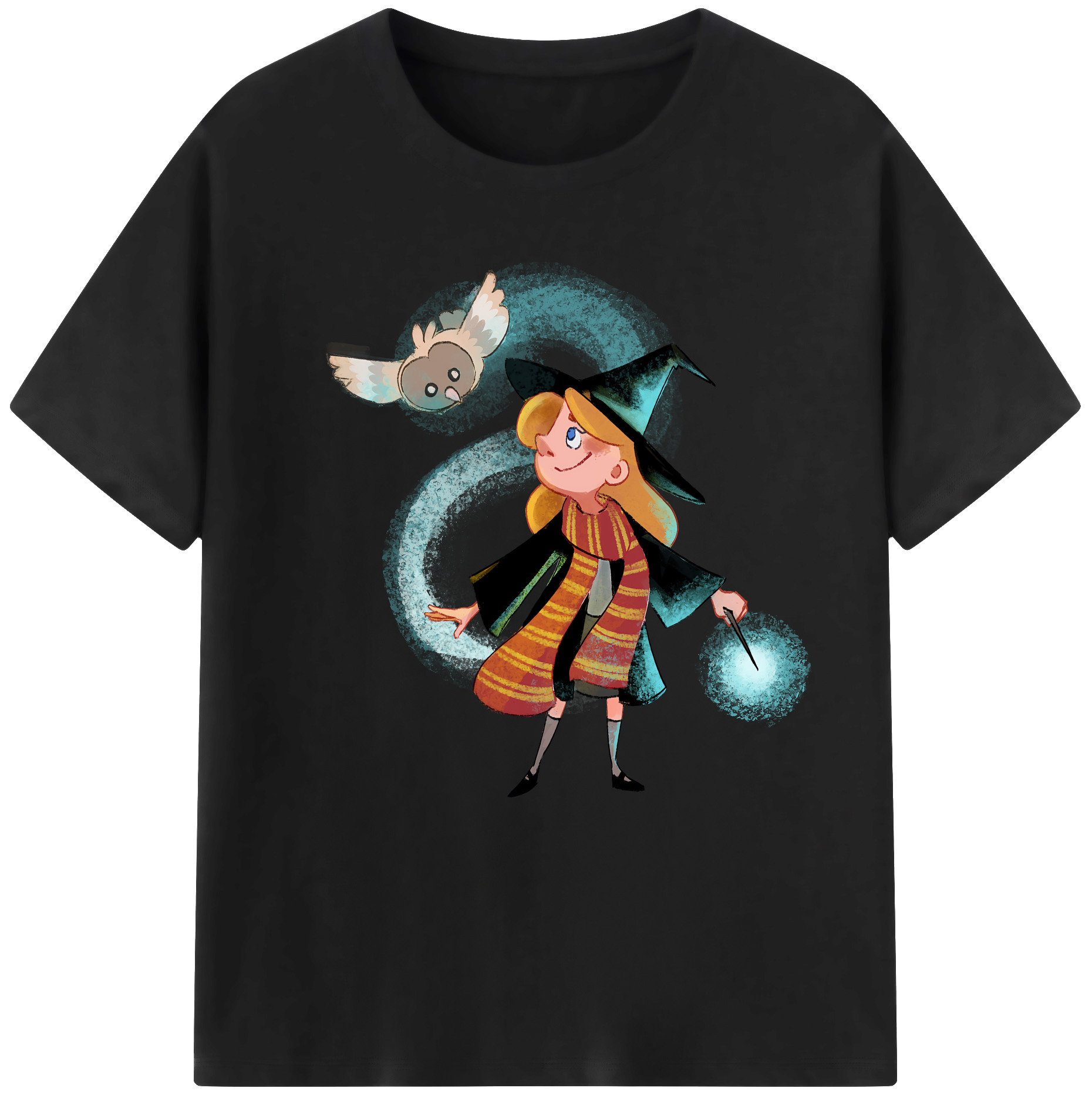 （画像用） Harry Potter ハリー・ポッターシリーズ レディースカジュアルプリントTシャツ（綿100％）