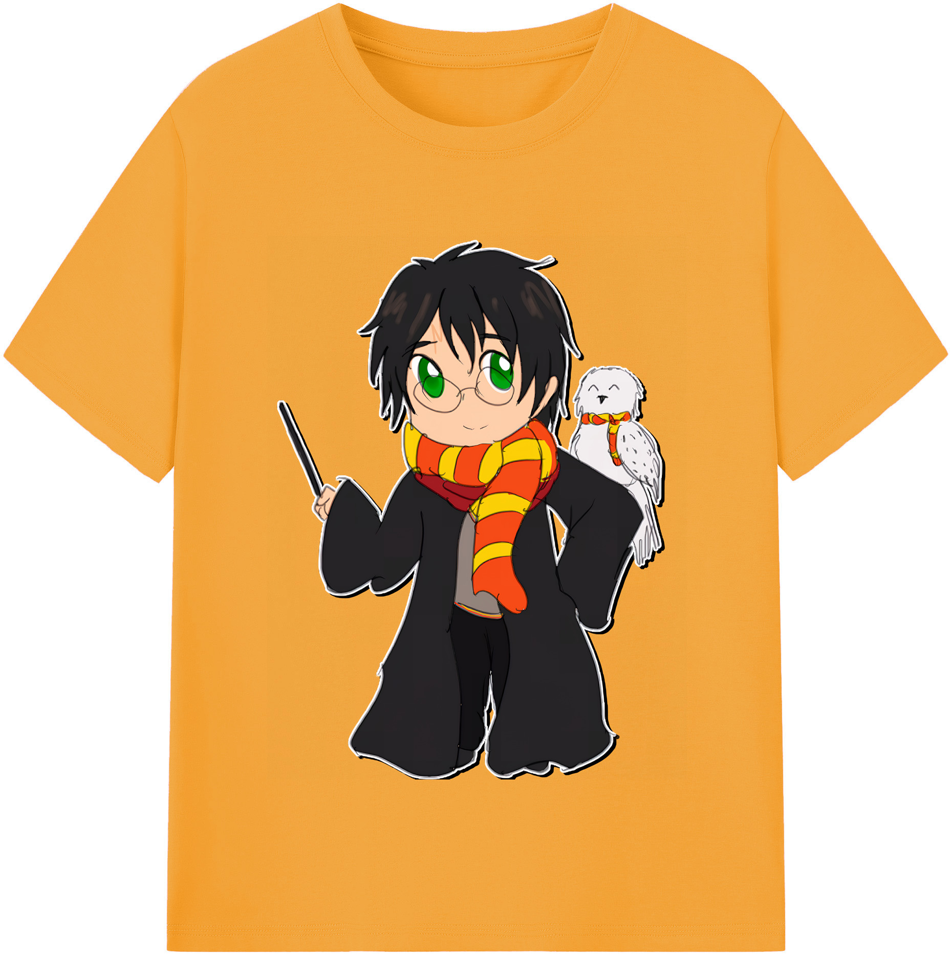（画像用） Harry Potter ハリー・ポッターシリーズ レディースカジュアルプリントTシャツ（綿100％）