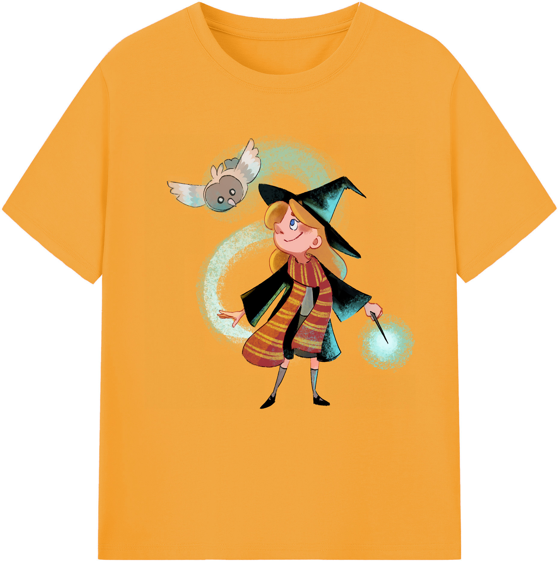 （画像用） Harry Potter ハリー・ポッターシリーズ レディースカジュアルプリントTシャツ（綿100％）