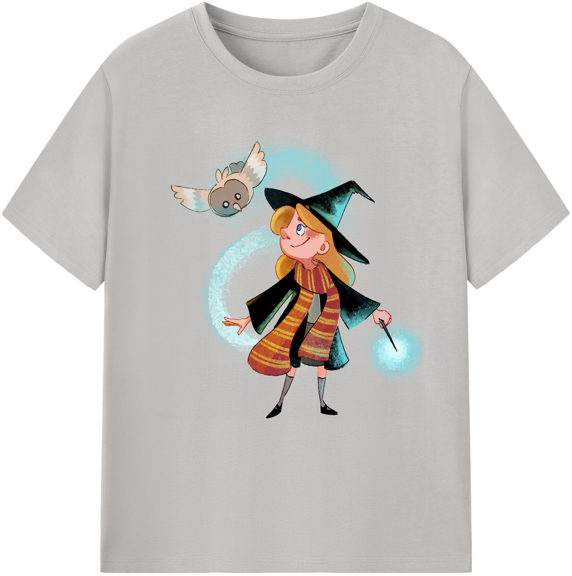 （画像用） Harry Potter ハリー・ポッターシリーズ レディースカジュアルプリントTシャツ（綿100％）