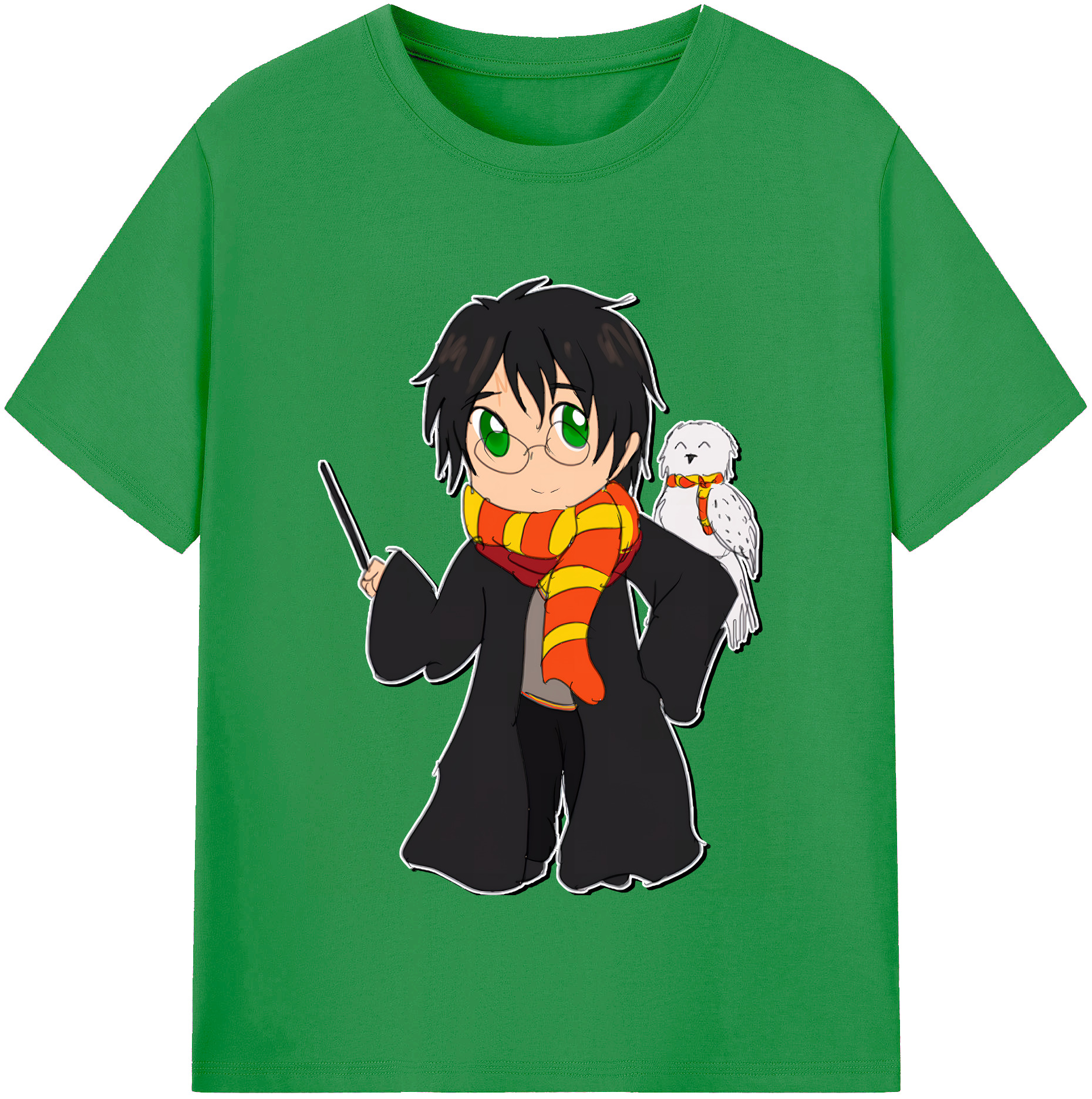 （画像用） Harry Potter ハリー・ポッターシリーズ レディースカジュアルプリントTシャツ（綿100％）