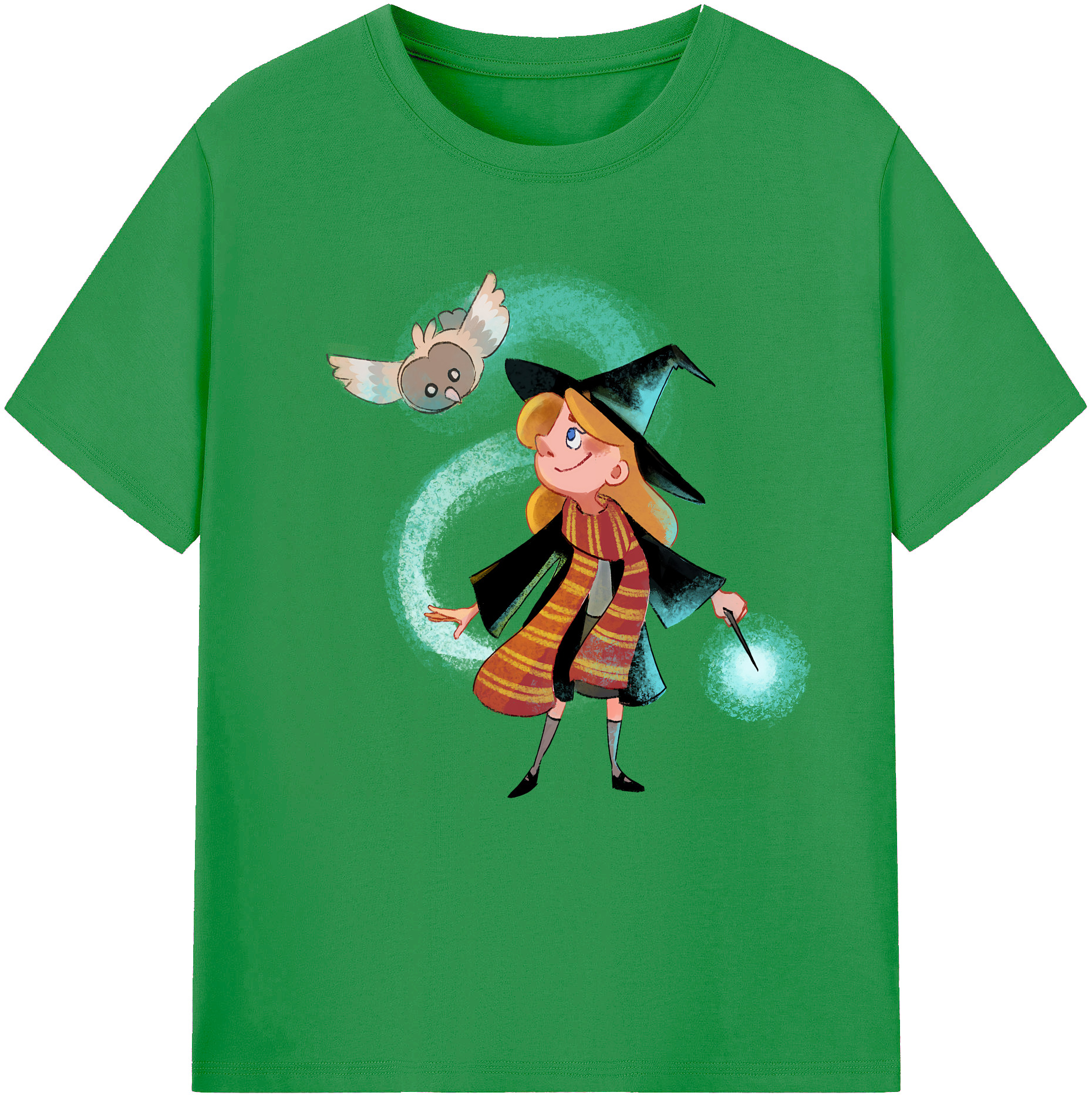 （画像用） Harry Potter ハリー・ポッターシリーズ レディースカジュアルプリントTシャツ（綿100％）