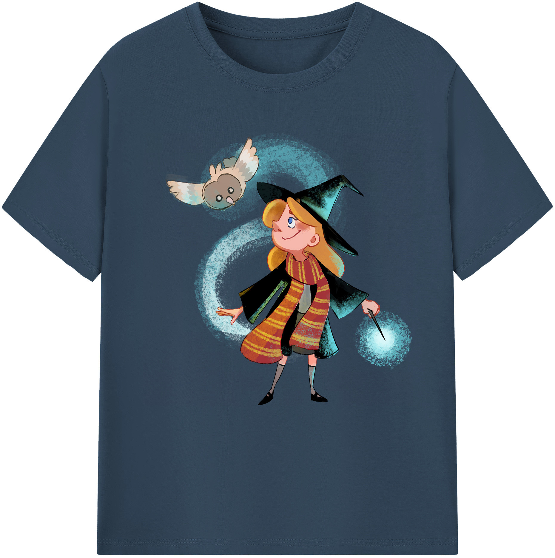 （画像用） Harry Potter ハリー・ポッターシリーズ レディースカジュアルプリントTシャツ（綿100％）