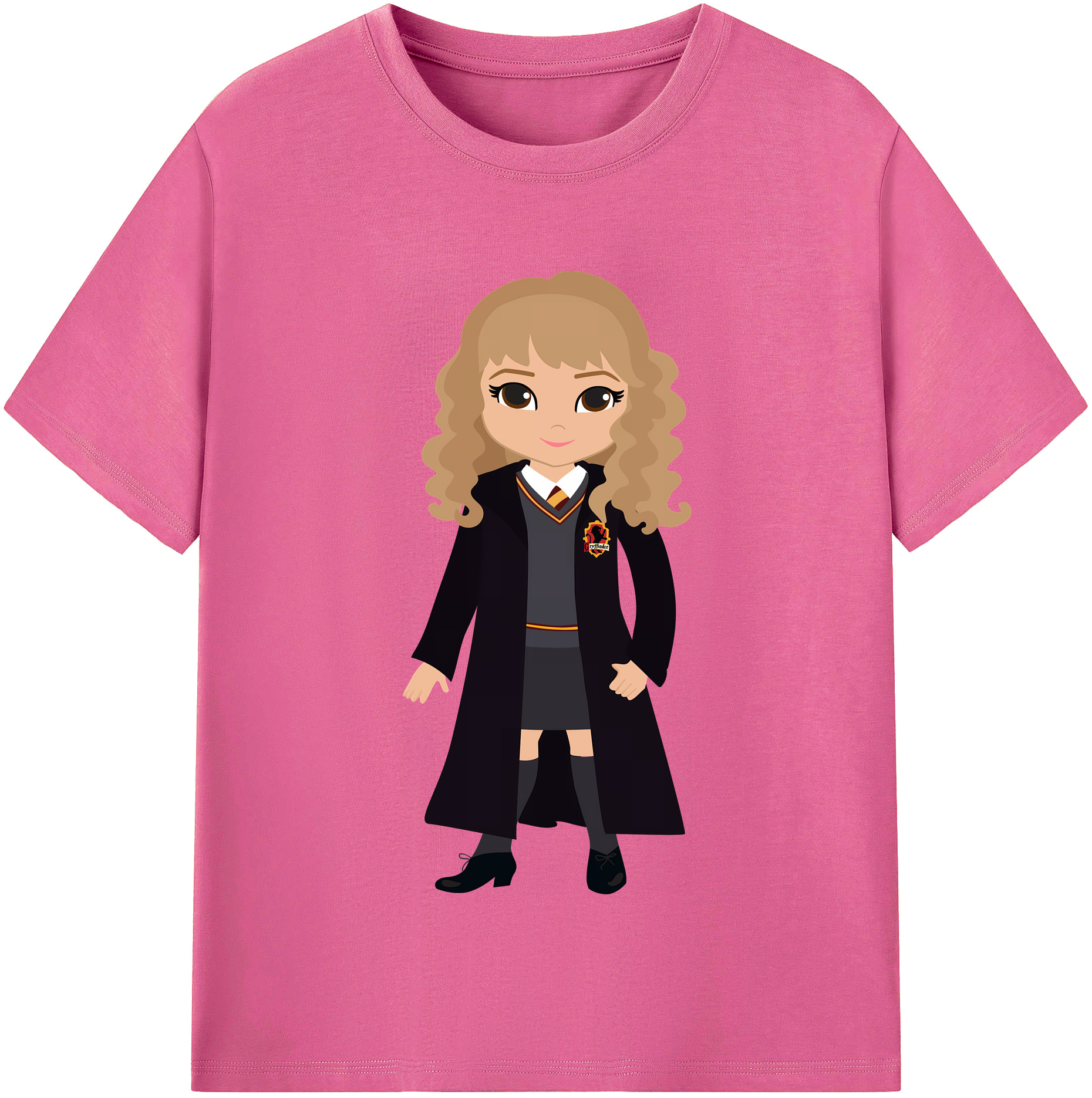 （画像用） Harry Potter ハリー・ポッターシリーズ レディースカジュアルプリントTシャツ（綿100％）