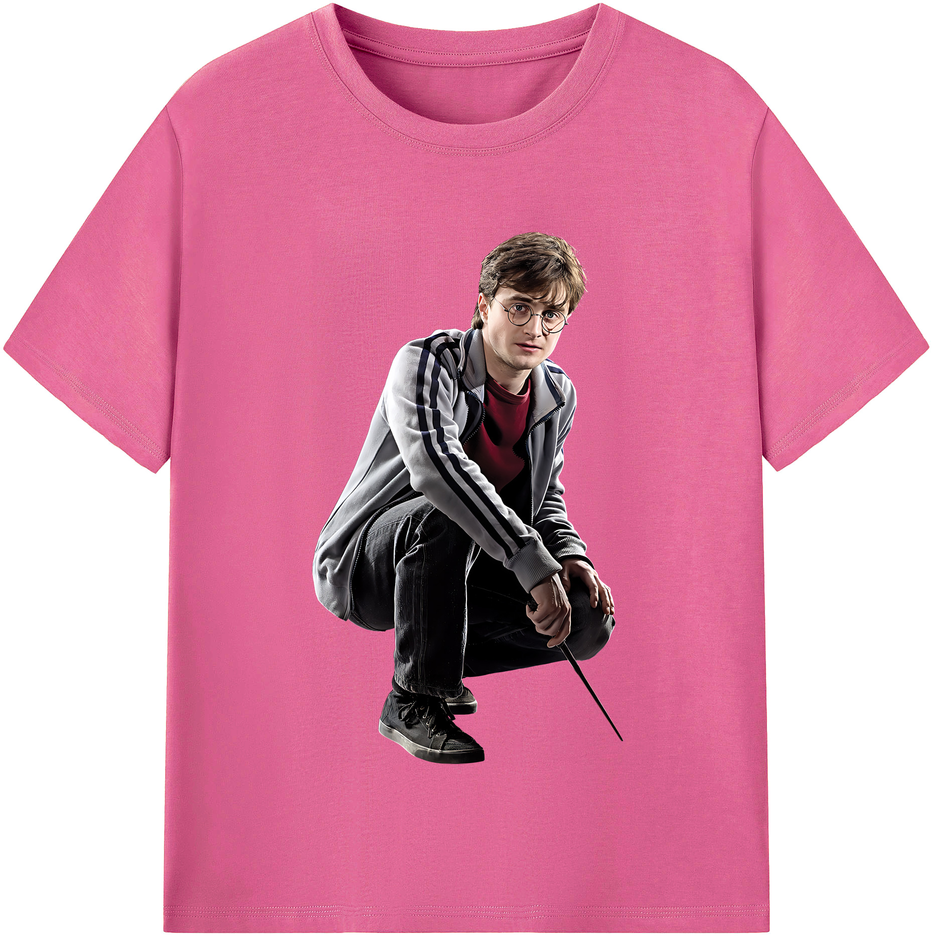 （画像用） Harry Potter ハリー・ポッターシリーズ レディースカジュアルプリントTシャツ（綿100％）