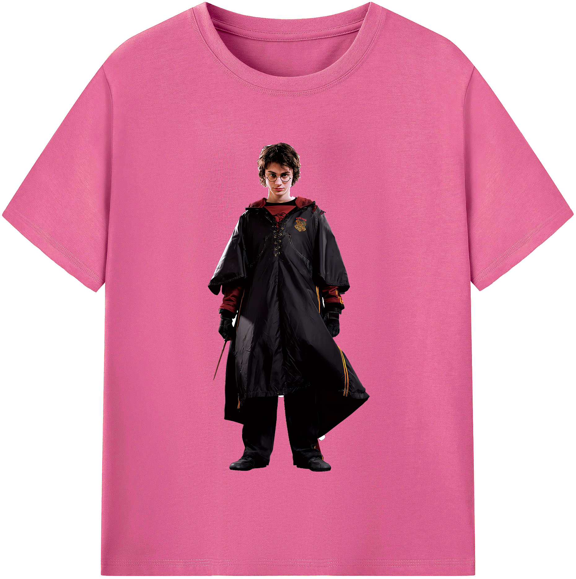 （画像用） Harry Potter ハリー・ポッターシリーズ レディースカジュアルプリントTシャツ（綿100％）