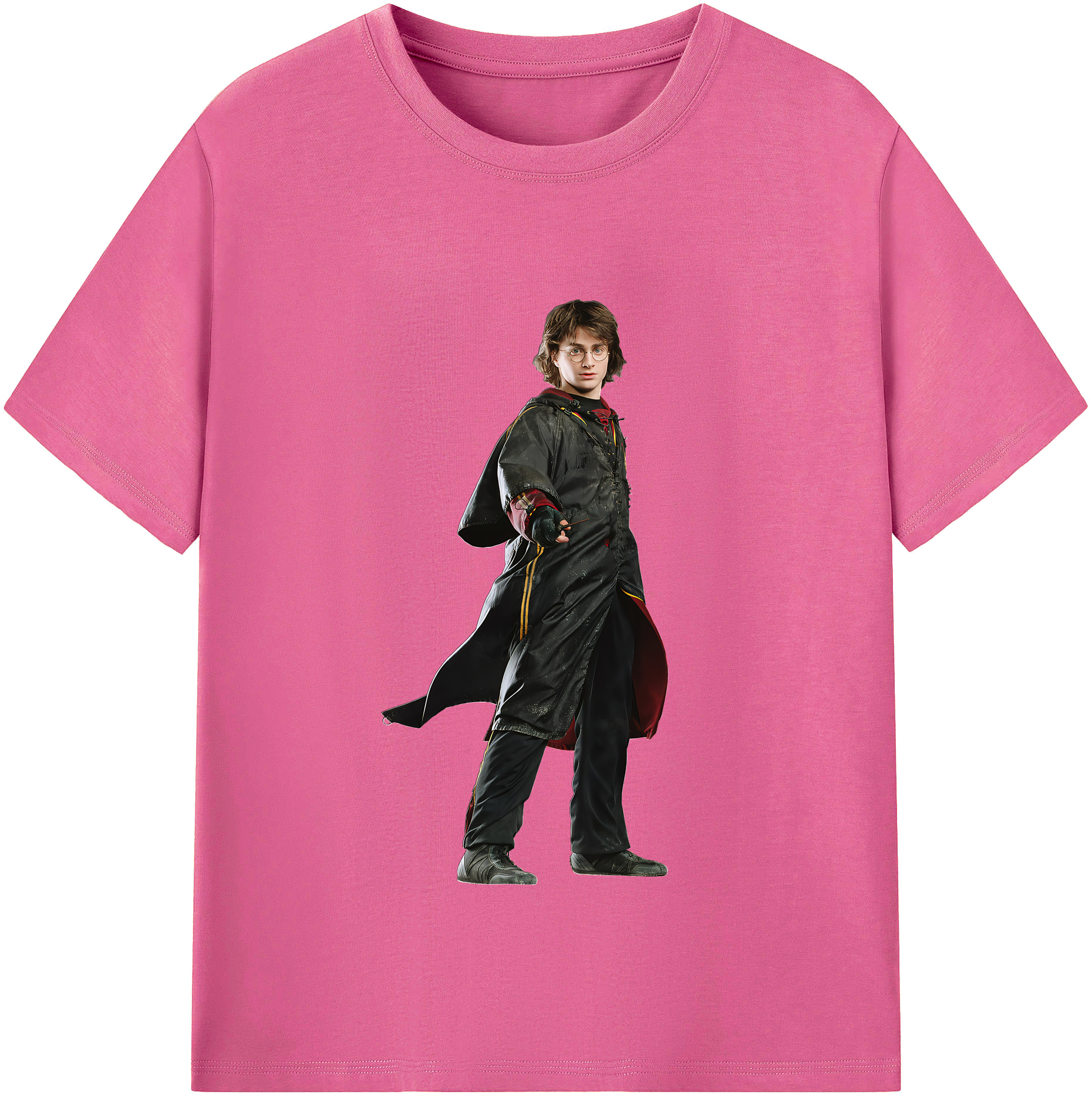 （画像用） Harry Potter ハリー・ポッターシリーズ レディースカジュアルプリントTシャツ（綿100％）
