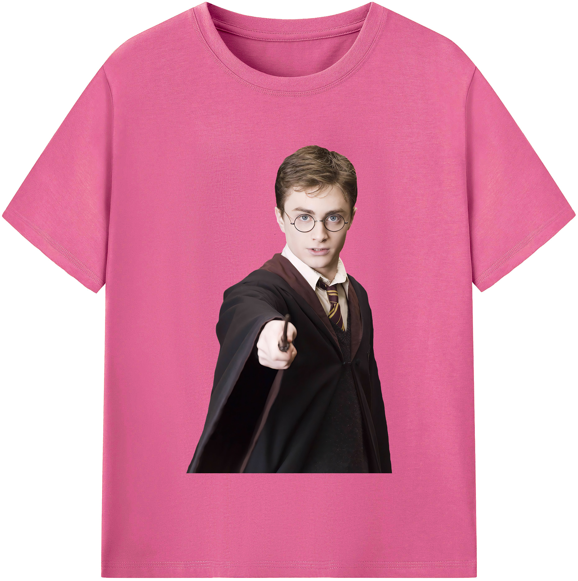 （画像用） Harry Potter ハリー・ポッターシリーズ レディースカジュアルプリントTシャツ（綿100％）