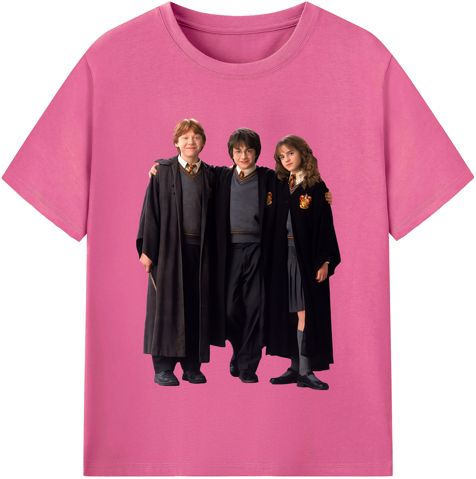 （画像用） Harry Potter ハリー・ポッターシリーズ レディースカジュアルプリントTシャツ（綿100％）