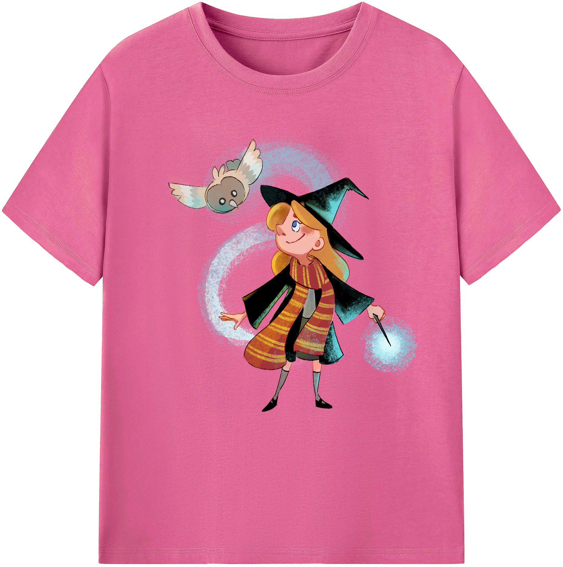 （画像用） Harry Potter ハリー・ポッターシリーズ レディースカジュアルプリントTシャツ（綿100％）