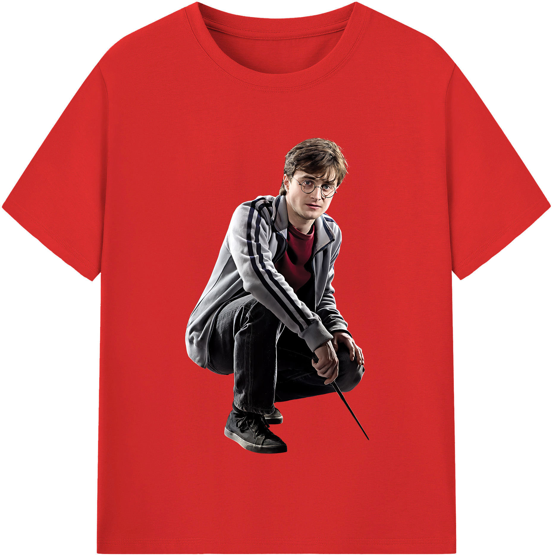 （画像用） Harry Potter ハリー・ポッターシリーズ レディースカジュアルプリントTシャツ（綿100％）