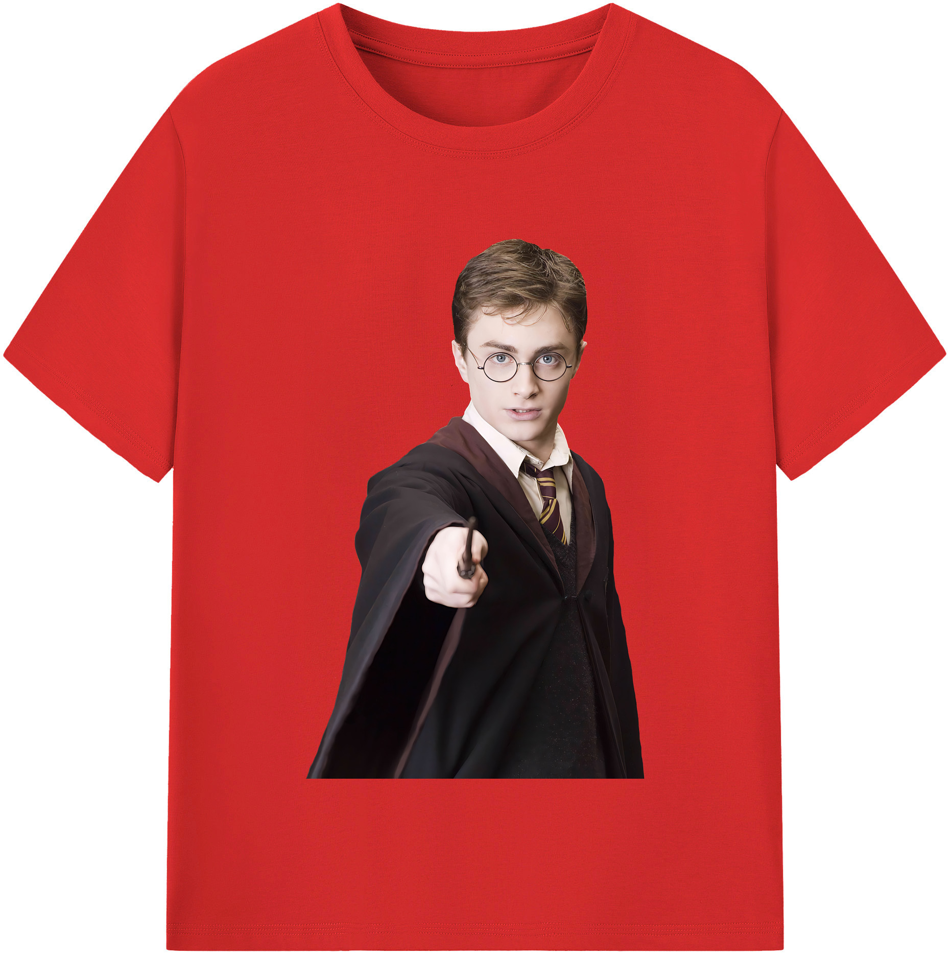 （画像用） Harry Potter ハリー・ポッターシリーズ レディースカジュアルプリントTシャツ（綿100％）