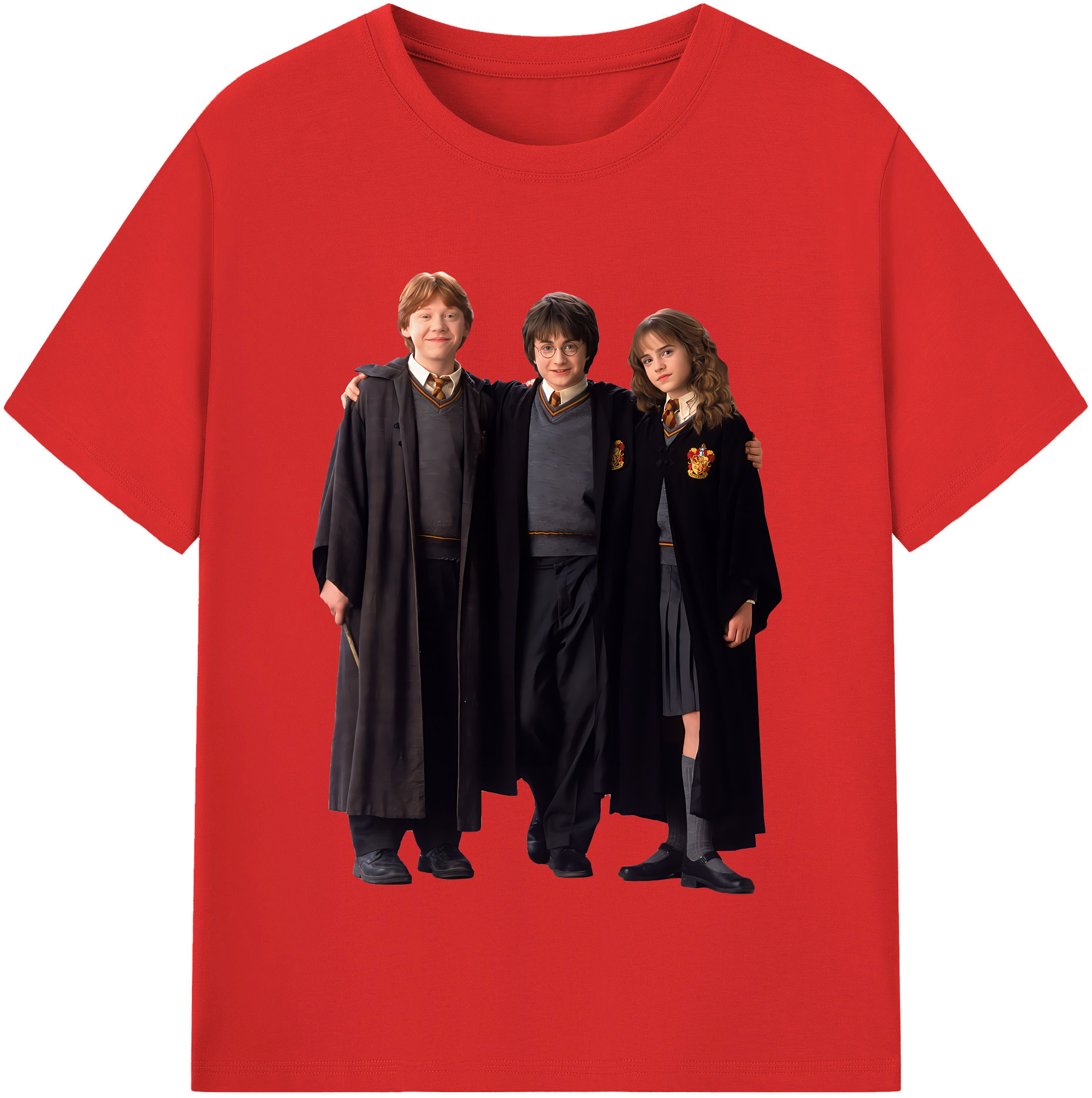 （画像用） Harry Potter ハリー・ポッターシリーズ レディースカジュアルプリントTシャツ（綿100％）
