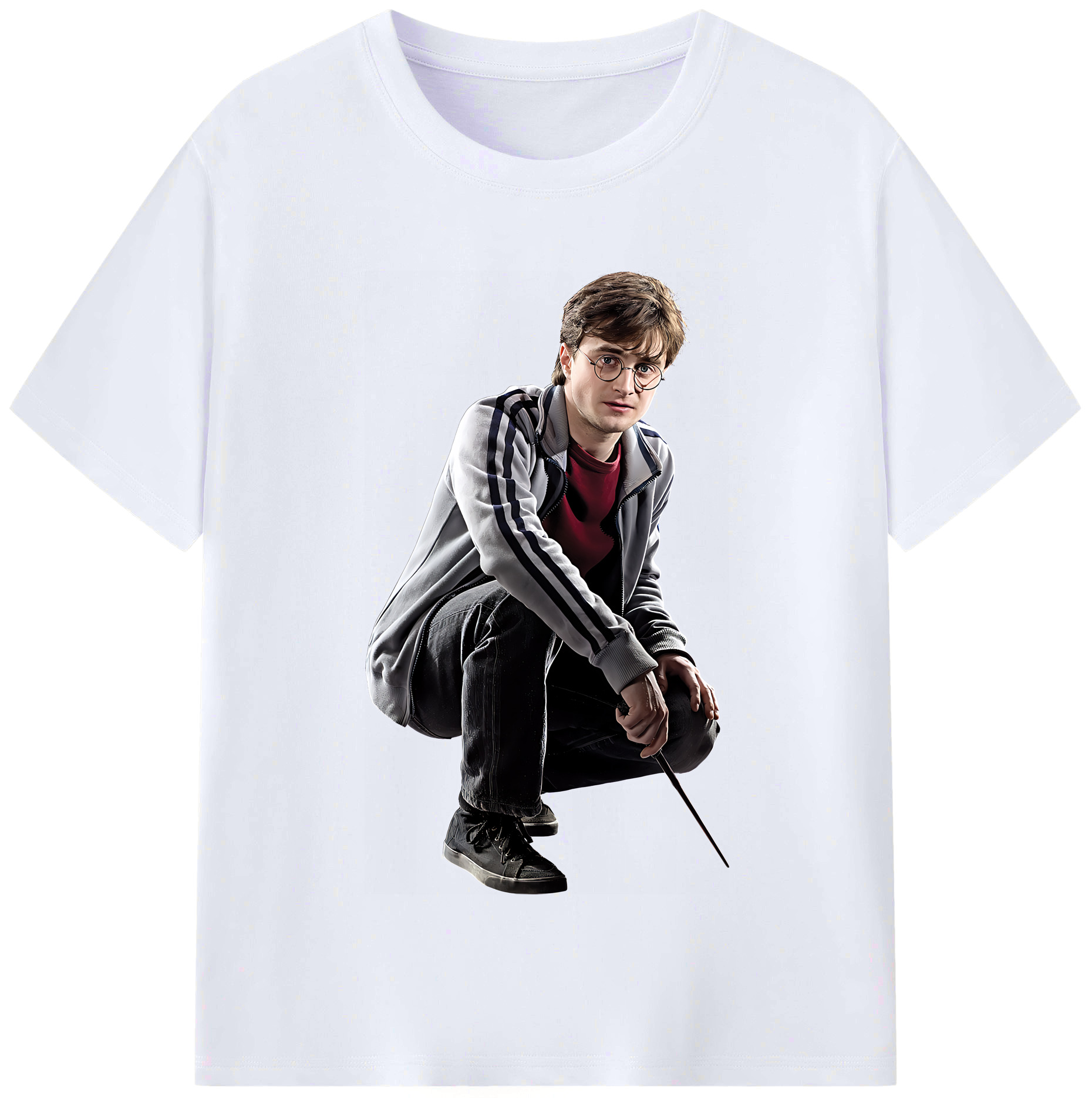 （画像用） Harry Potter ハリー・ポッターシリーズ レディースカジュアルプリントTシャツ（綿100％）