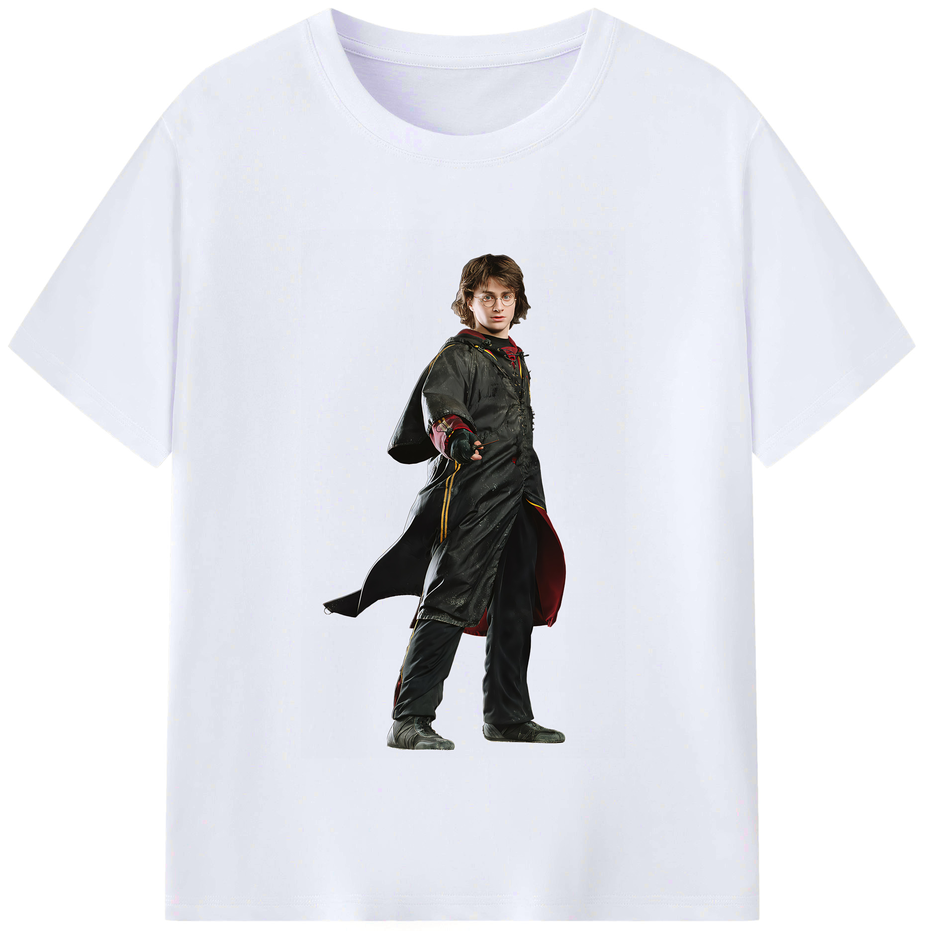 （画像用） Harry Potter ハリー・ポッターシリーズ レディースカジュアルプリントTシャツ（綿100％）