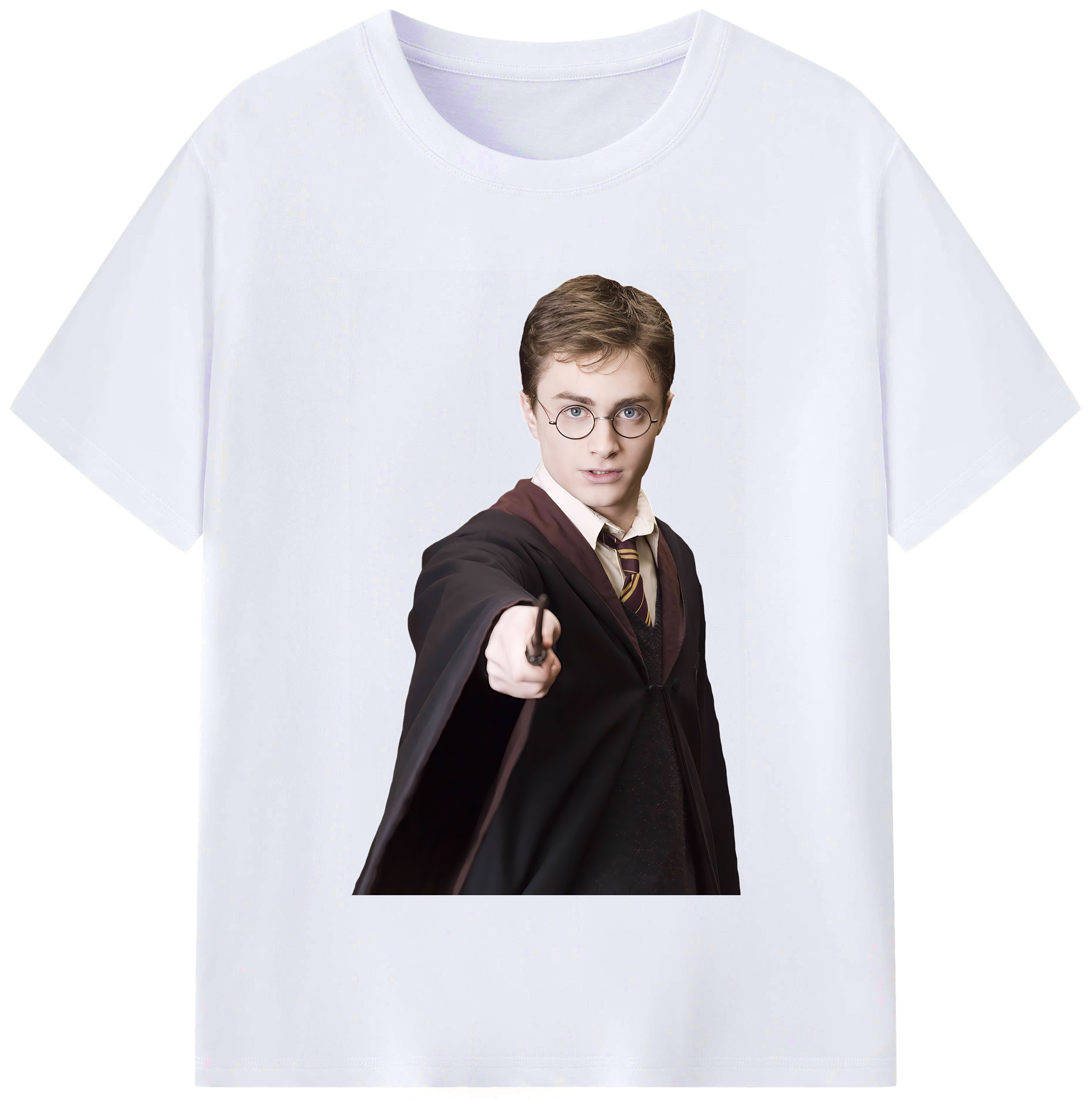 （画像用） Harry Potter ハリー・ポッターシリーズ レディースカジュアルプリントTシャツ（綿100％）