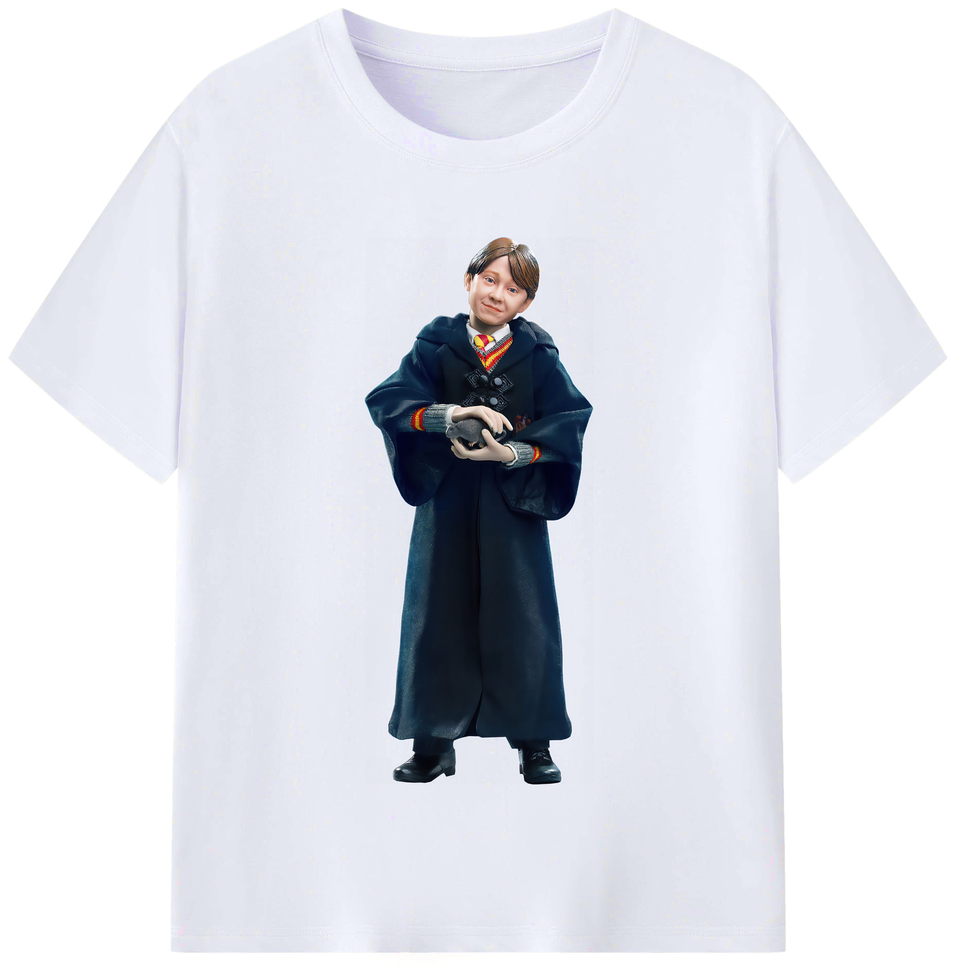 （画像用） Harry Potter ハリー・ポッターシリーズ レディースカジュアルプリントTシャツ（綿100％）
