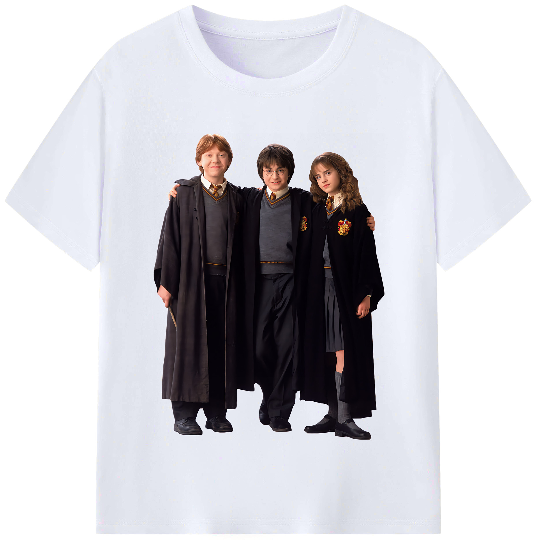 （画像用） Harry Potter ハリー・ポッターシリーズ レディースカジュアルプリントTシャツ（綿100％）