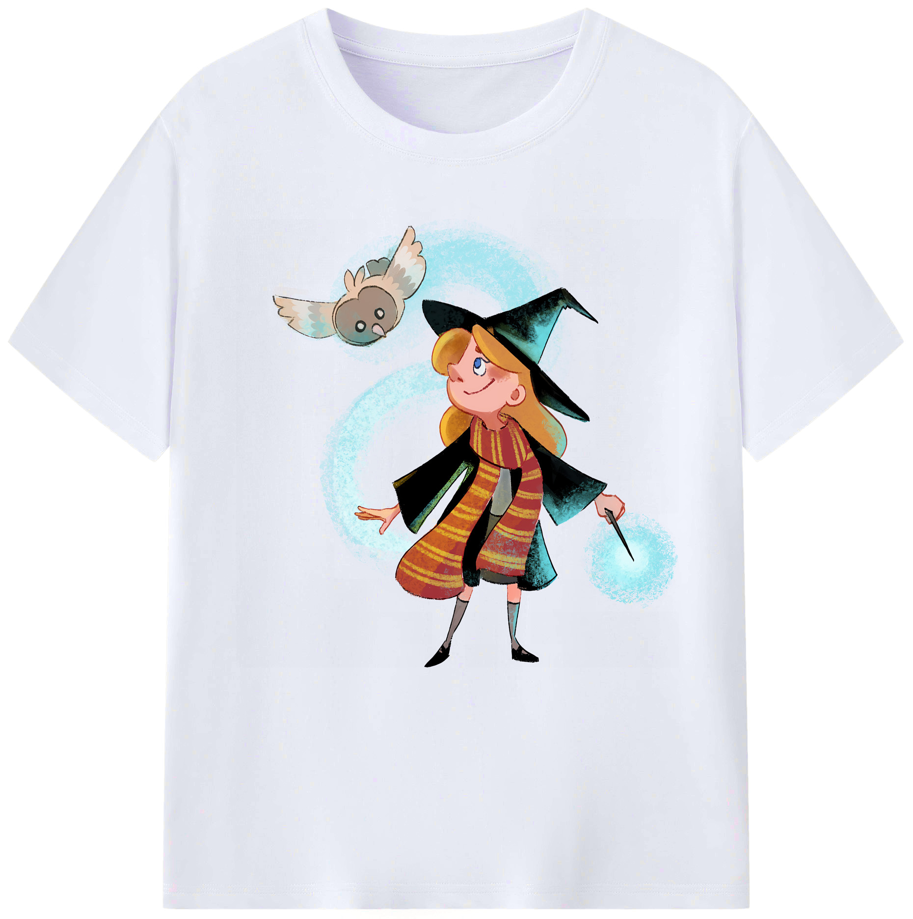 （画像用） Harry Potter ハリー・ポッターシリーズ レディースカジュアルプリントTシャツ（綿100％）