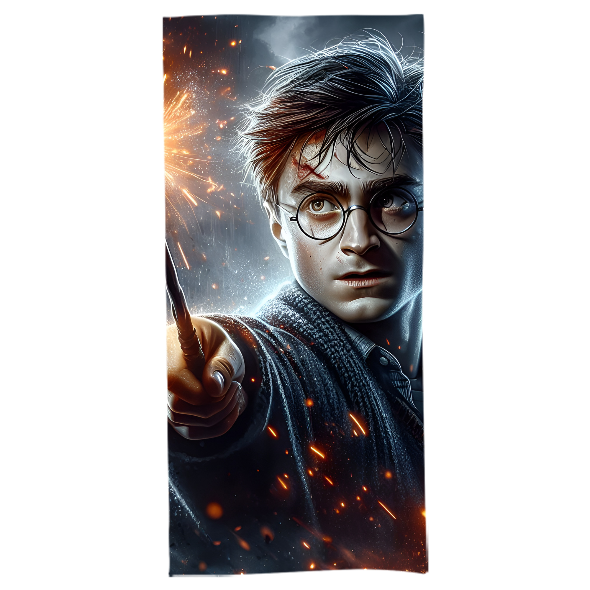 （画像用） Harry Potter ハリー・ポッターシリーズ 大判バスタオル 70×140cm 吸水速乾 柔らかい肌触り
