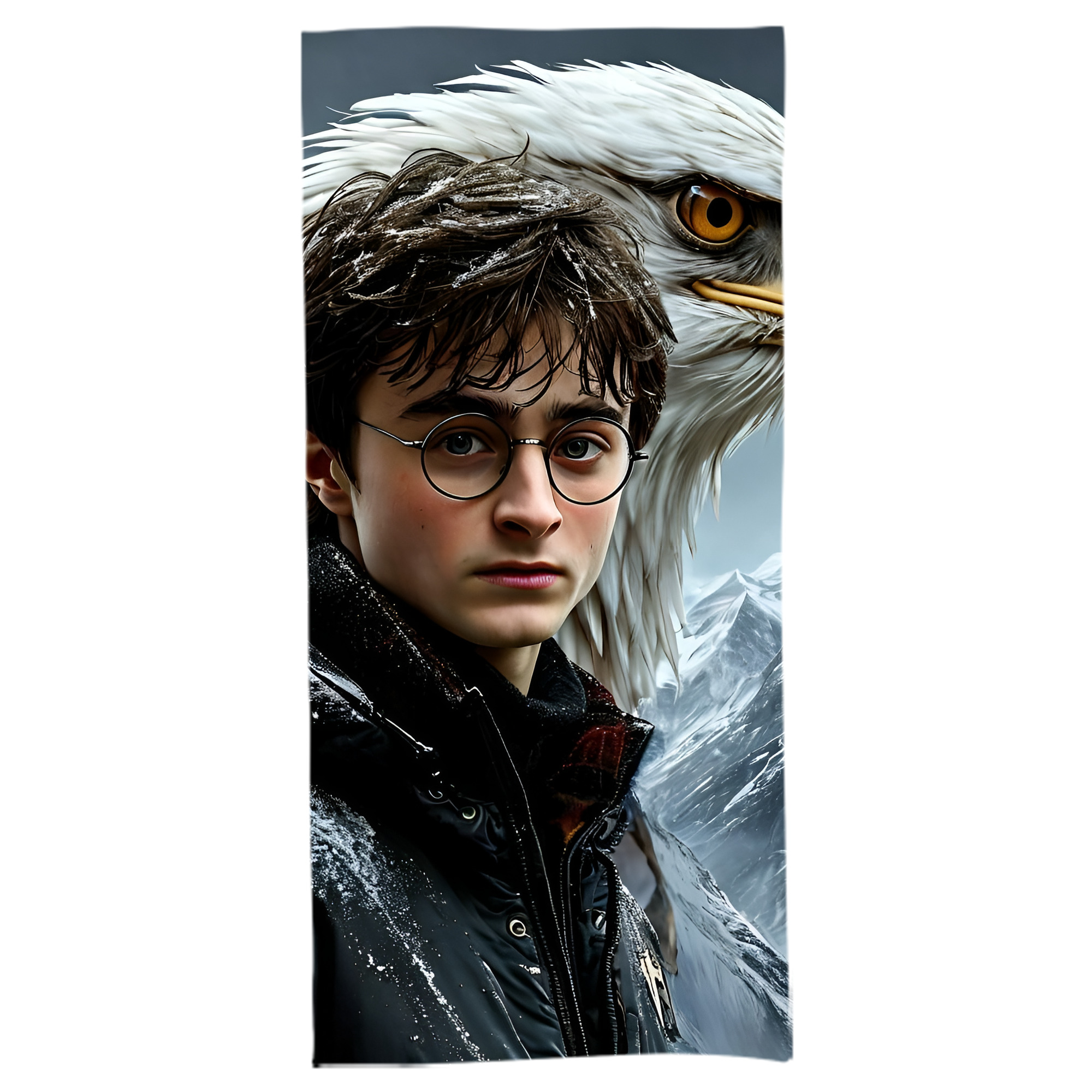 （画像用） Harry Potter ハリー・ポッターシリーズ 大判バスタオル 70×140cm 吸水速乾 柔らかい肌触り