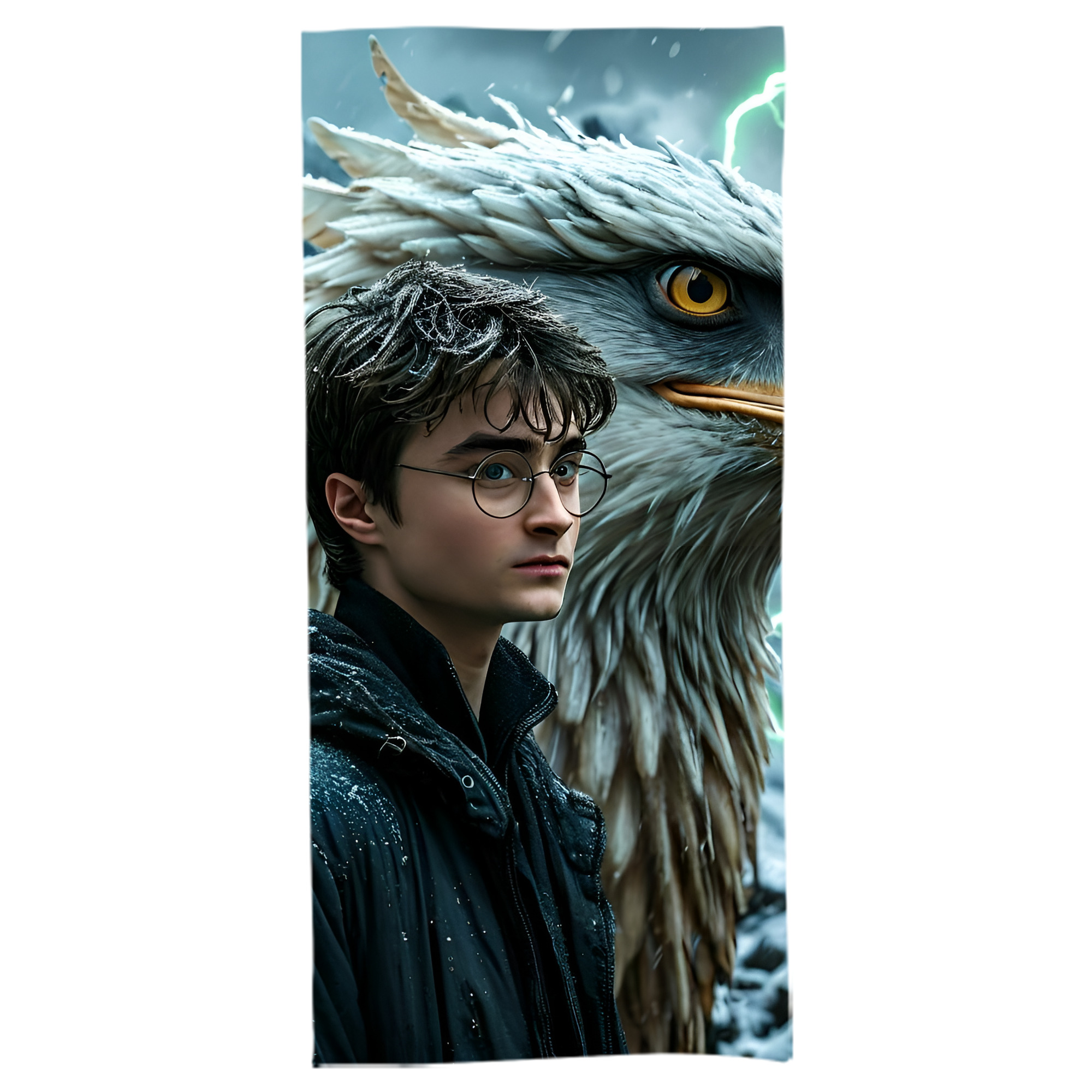 （画像用） Harry Potter ハリー・ポッターシリーズ 大判バスタオル 70×140cm 吸水速乾 柔らかい肌触り