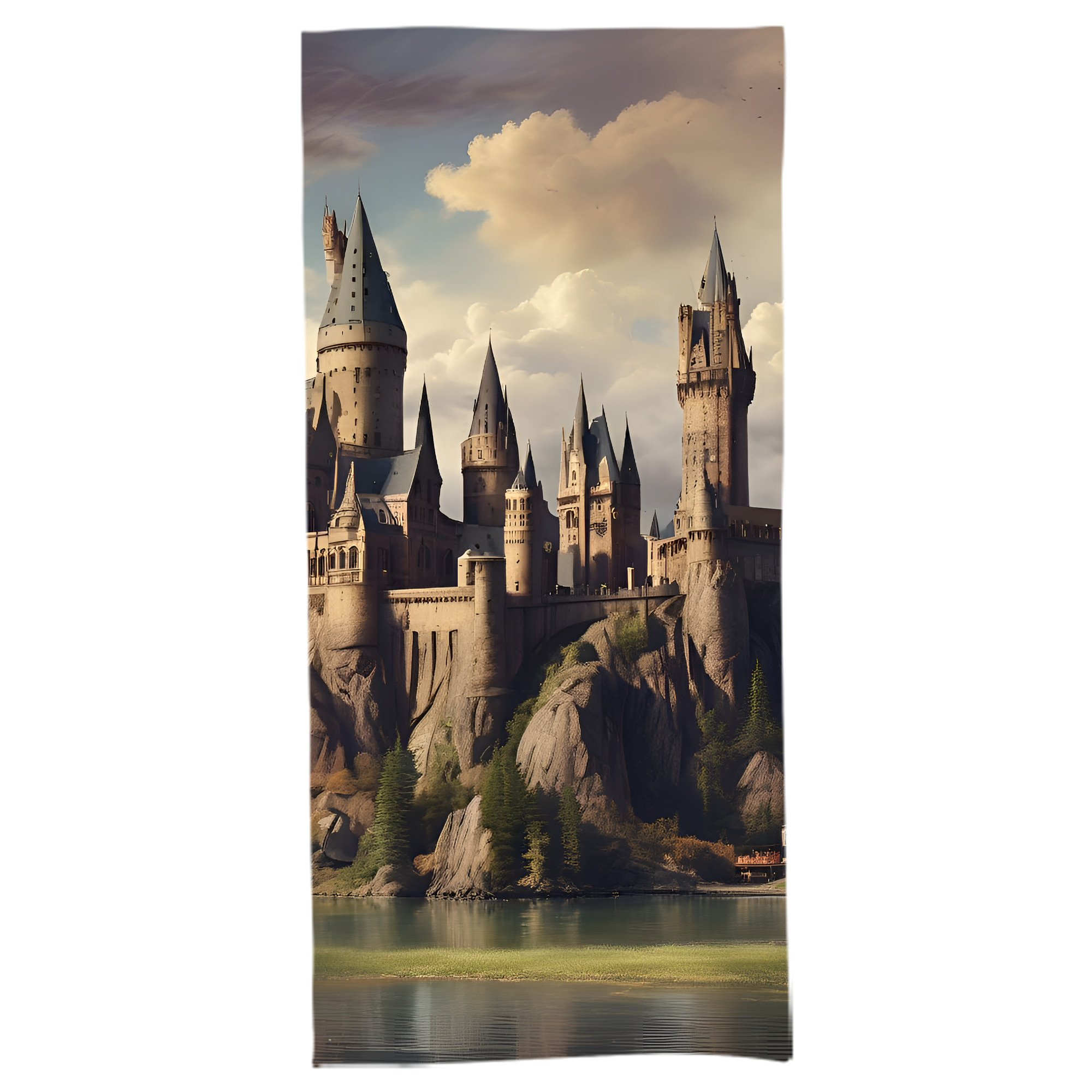 （画像用） Harry Potter ハリー・ポッターシリーズ 大判バスタオル 70×140cm 吸水速乾 柔らかい肌触り