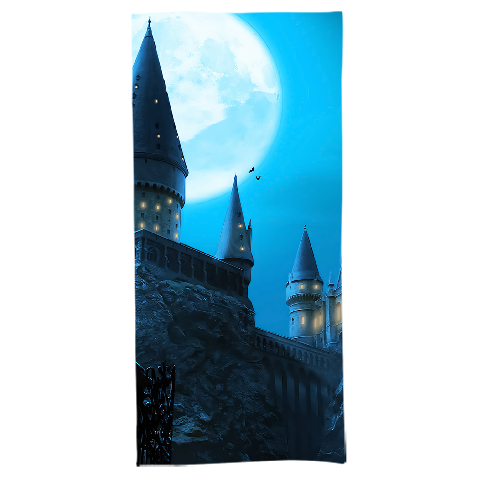 （画像用） Harry Potter ハリー・ポッターシリーズ 大判バスタオル 70×140cm 吸水速乾 柔らかい肌触り