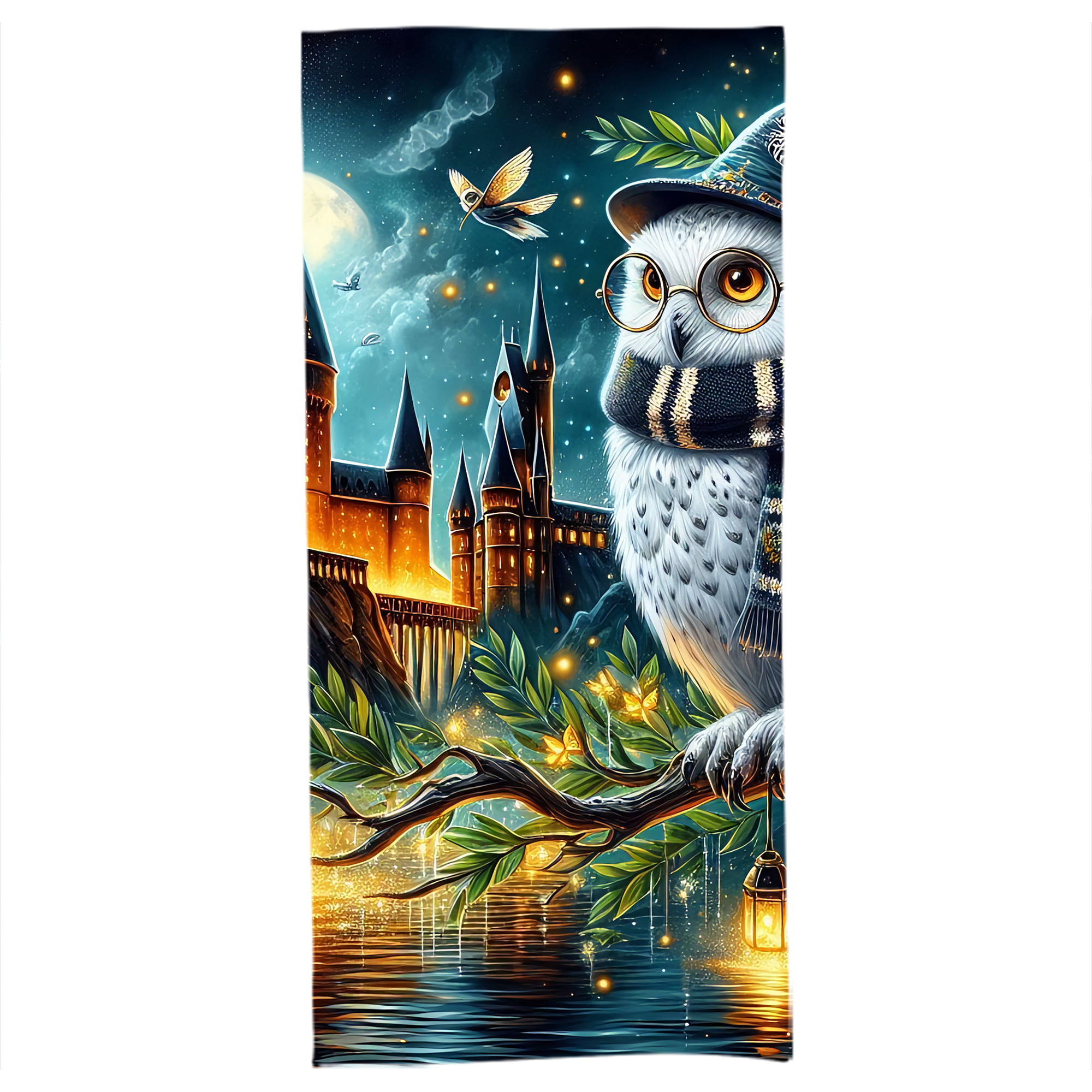 （画像用） Harry Potter ハリー・ポッターシリーズ 大判バスタオル 70×140cm 吸水速乾 柔らかい肌触り
