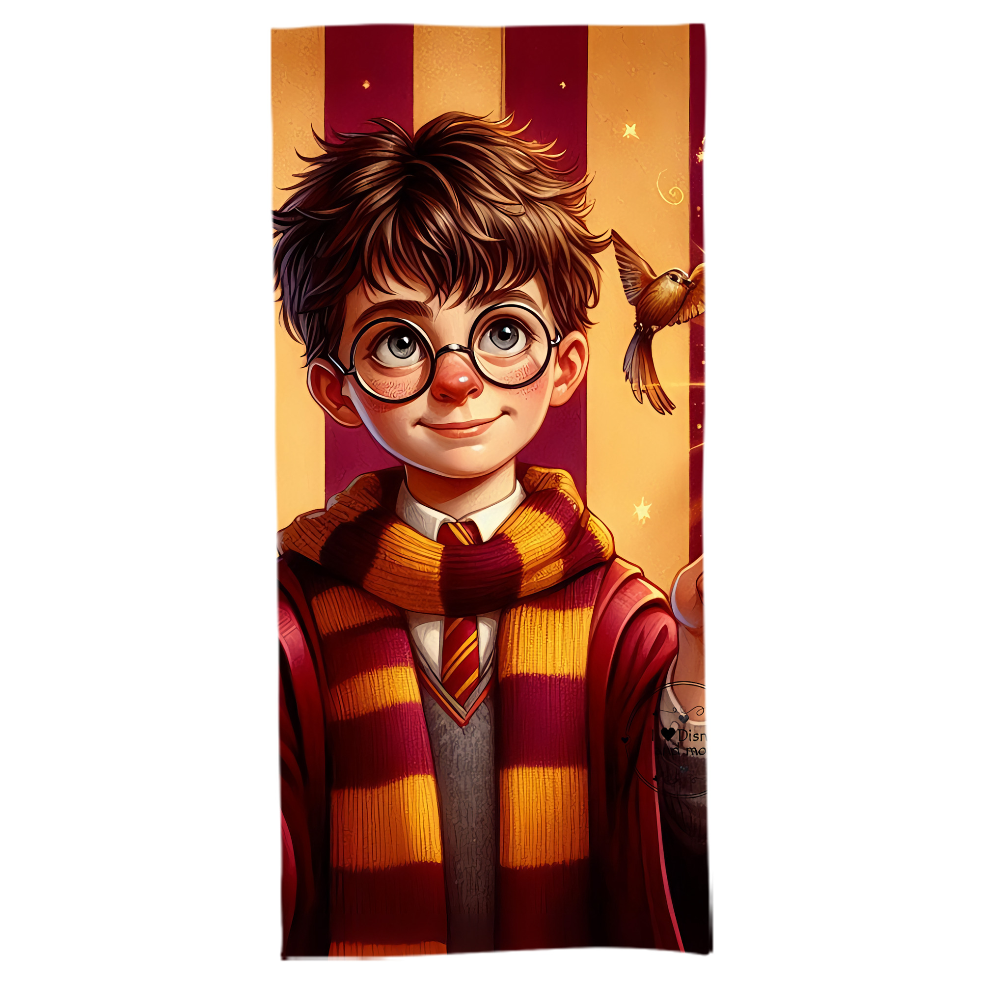 （画像用） Harry Potter ハリー・ポッターシリーズ 大判バスタオル 70×140cm 吸水速乾 柔らかい肌触り