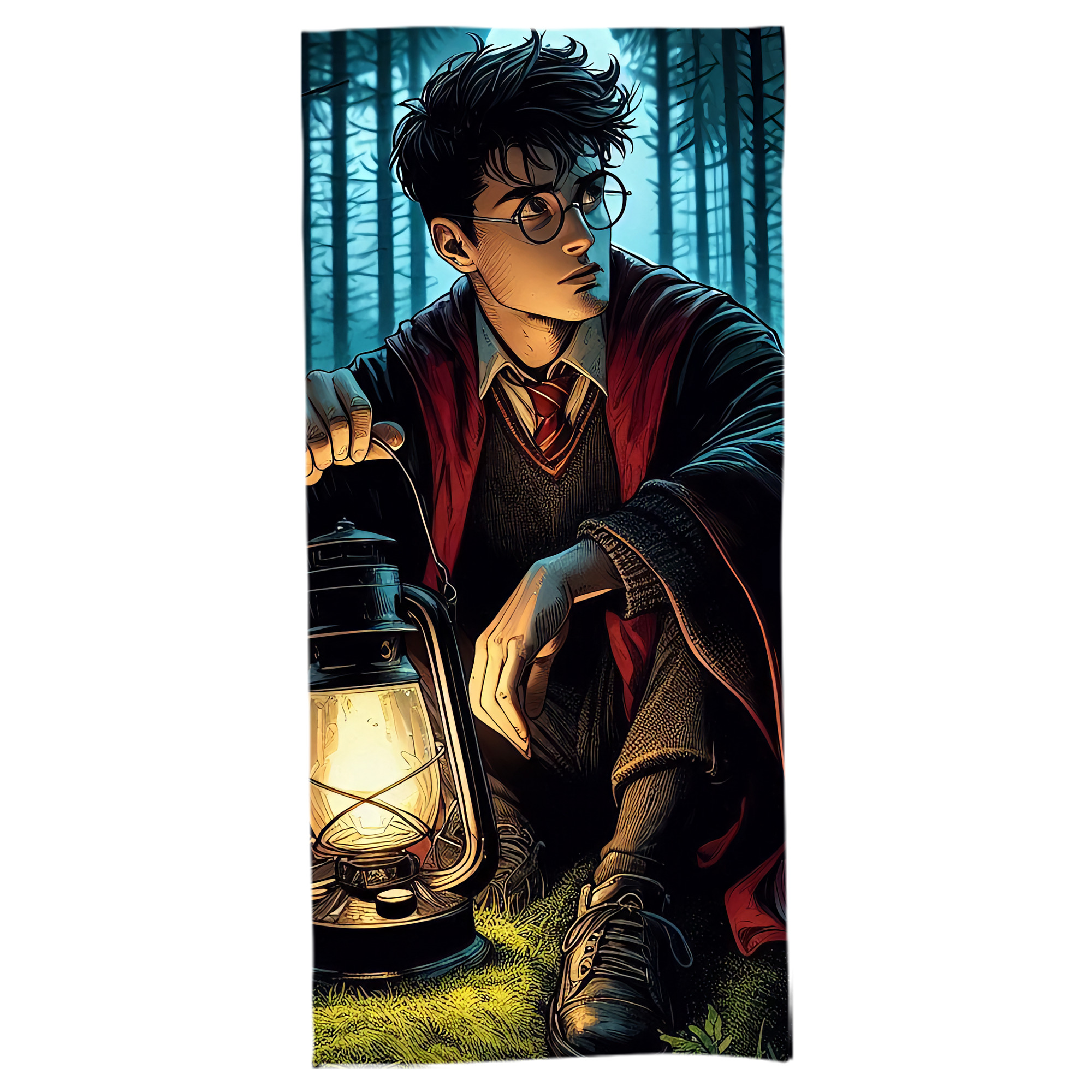 （画像用） Harry Potter ハリー・ポッターシリーズ 大判バスタオル 70×140cm 吸水速乾 柔らかい肌触り