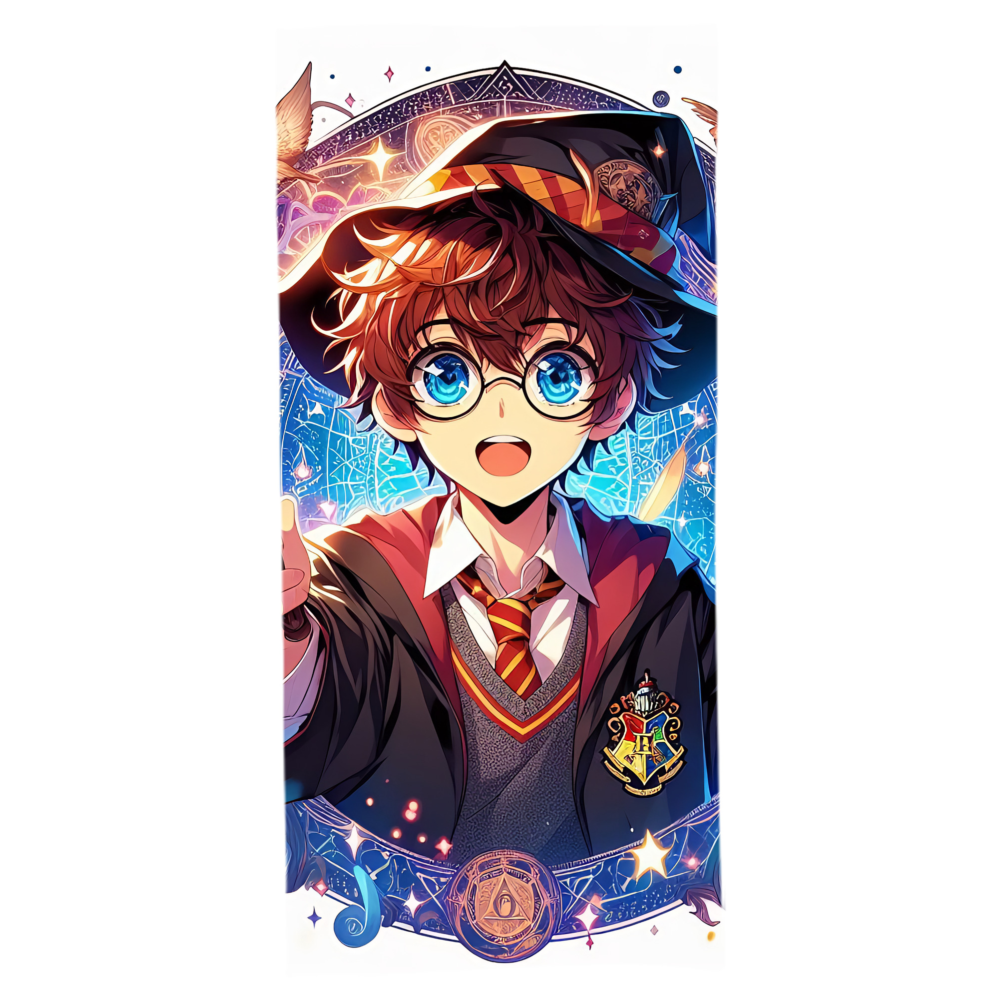 （画像用） Harry Potter ハリー・ポッターシリーズ 大判バスタオル 70×140cm 吸水速乾 柔らかい肌触り