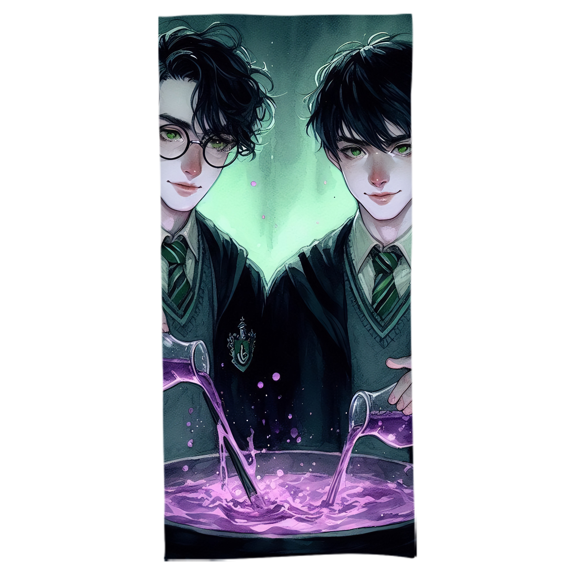（画像用） Harry Potter ハリー・ポッターシリーズ 大判バスタオル 70×140cm 吸水速乾 柔らかい肌触り