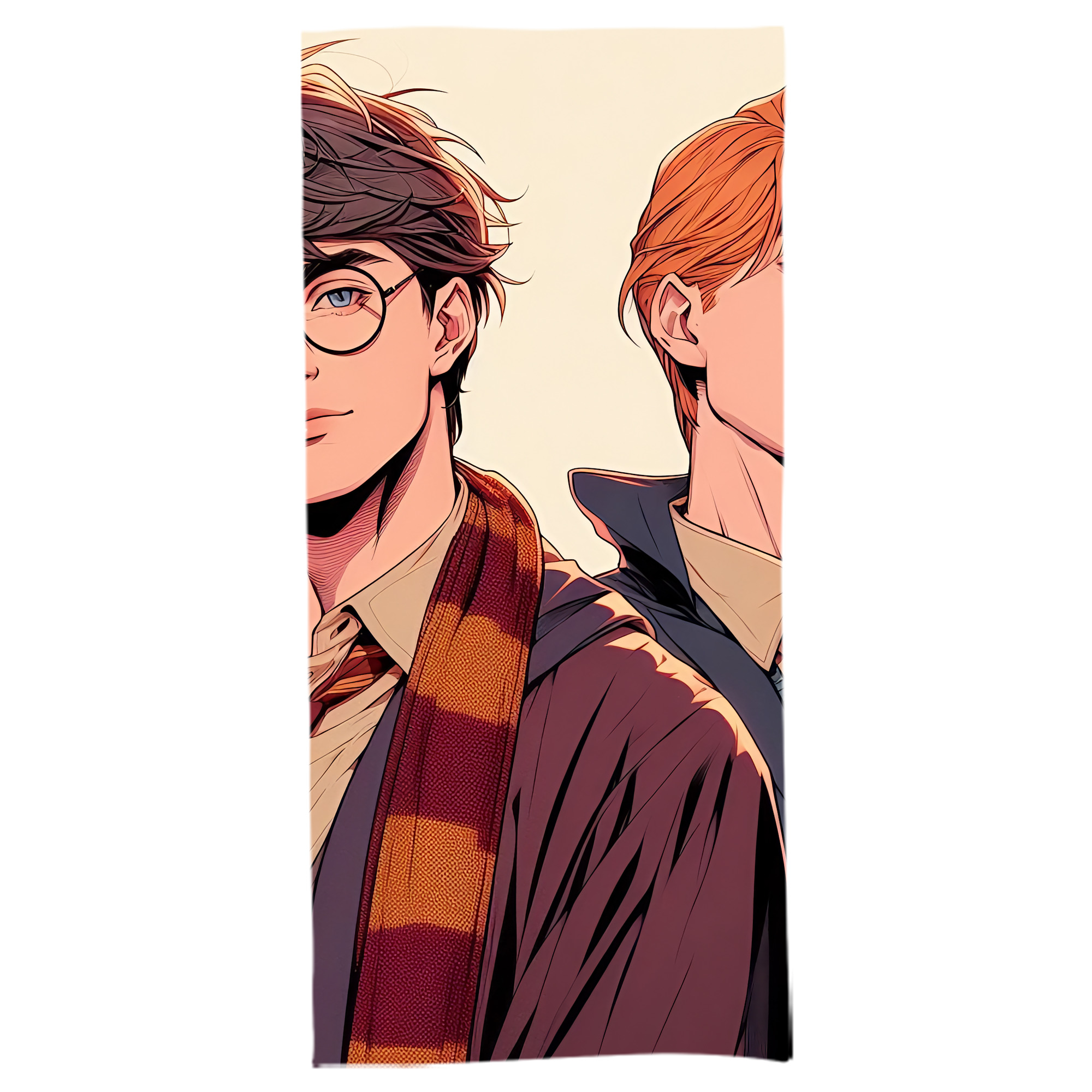 （画像用） Harry Potter ハリー・ポッターシリーズ 大判バスタオル 70×140cm 吸水速乾 柔らかい肌触り