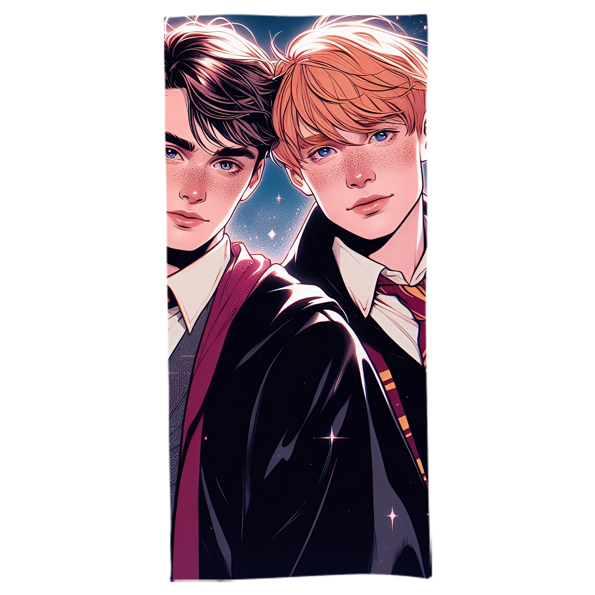 （画像用） Harry Potter ハリー・ポッターシリーズ 大判バスタオル 70×140cm 吸水速乾 柔らかい肌触り