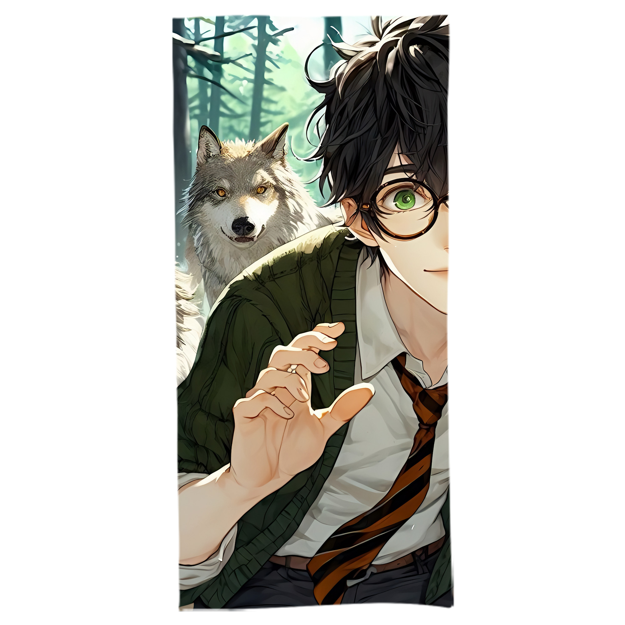 （画像用） Harry Potter ハリー・ポッターシリーズ 大判バスタオル 70×140cm 吸水速乾 柔らかい肌触り