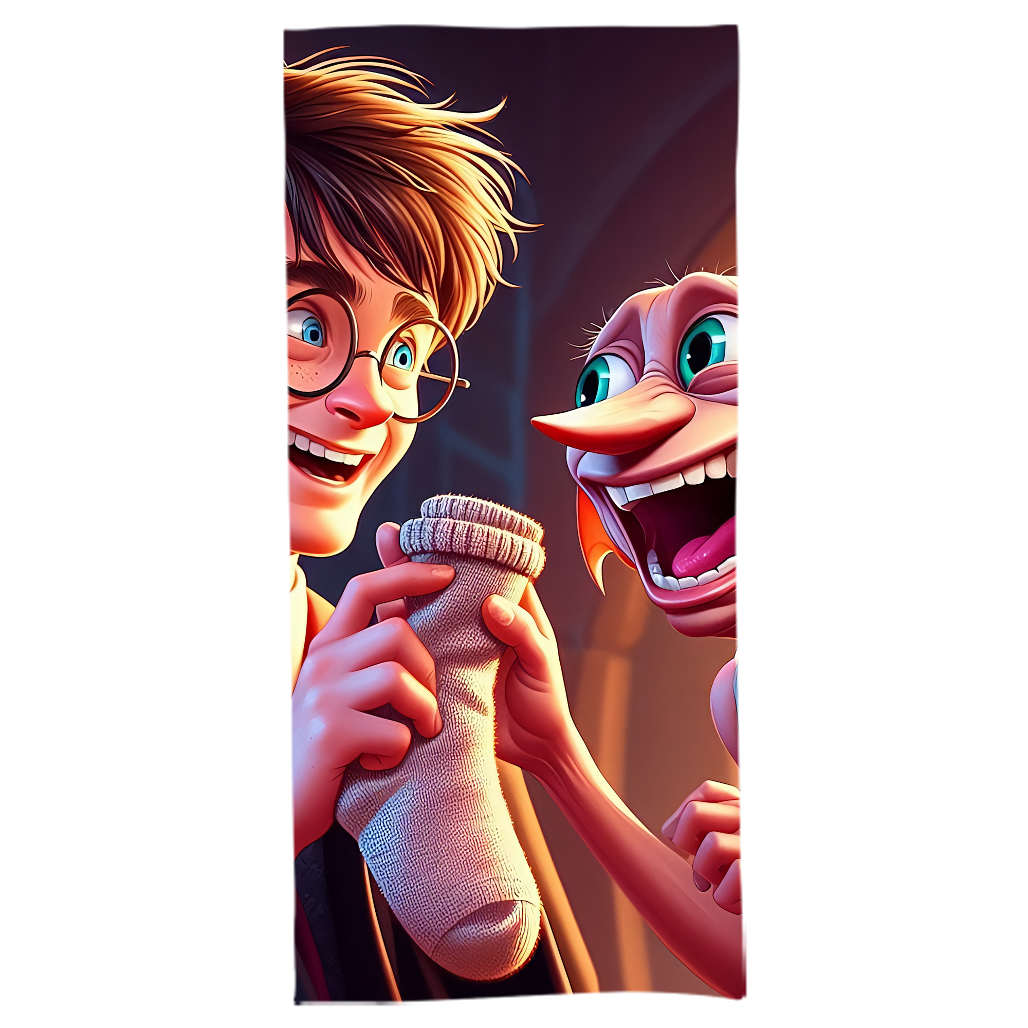 （画像用） Harry Potter ハリー・ポッターシリーズ 大判バスタオル 70×140cm 吸水速乾 柔らかい肌触り