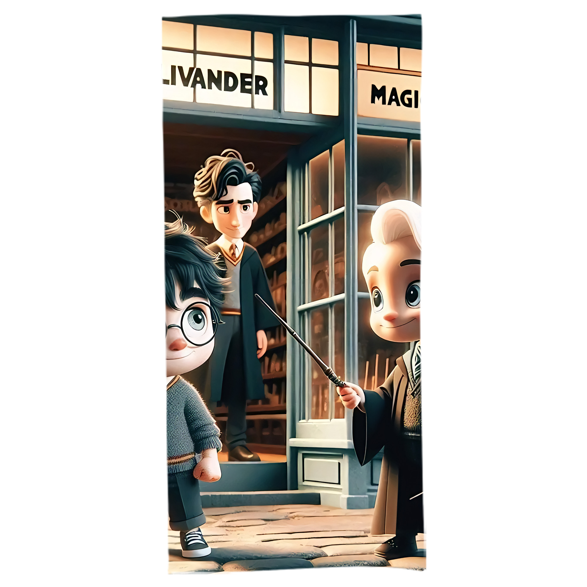 （画像用） Harry Potter ハリー・ポッターシリーズ 大判バスタオル 70×140cm 吸水速乾 柔らかい肌触り