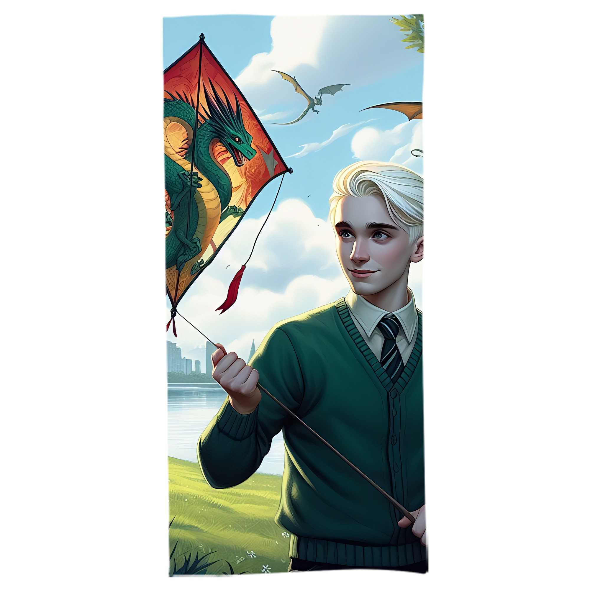 （画像用） Harry Potter ハリー・ポッターシリーズ 大判バスタオル 70×140cm 吸水速乾 柔らかい肌触り