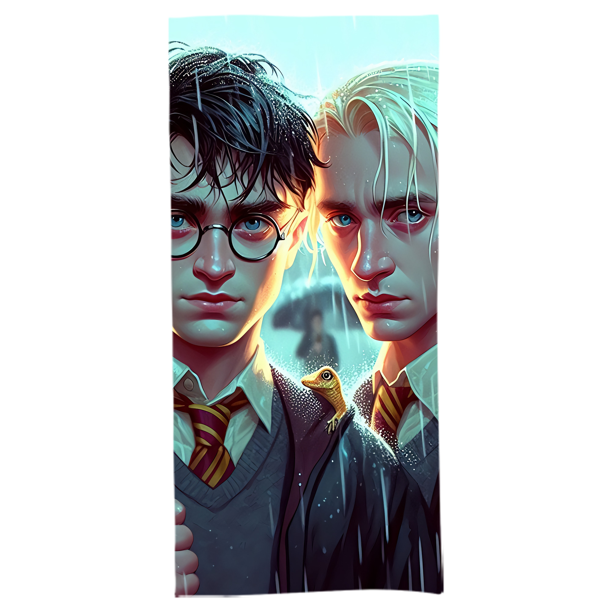 （画像用） Harry Potter ハリー・ポッターシリーズ 大判バスタオル 70×140cm 吸水速乾 柔らかい肌触り