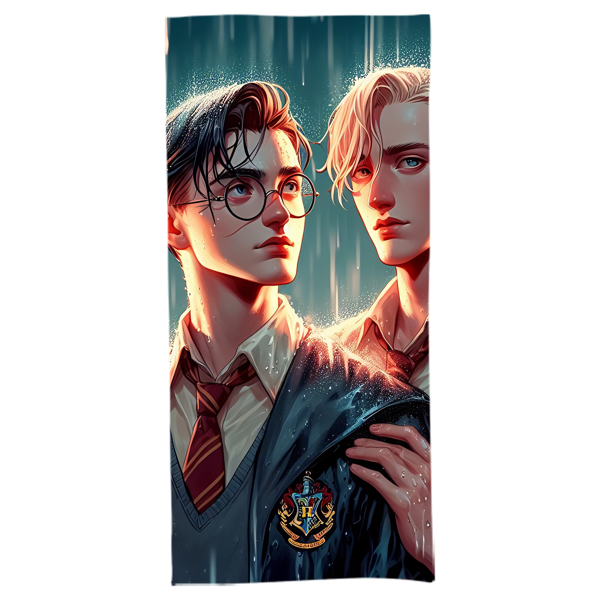 （画像用） Harry Potter ハリー・ポッターシリーズ 大判バスタオル 70×140cm 吸水速乾 柔らかい肌触り