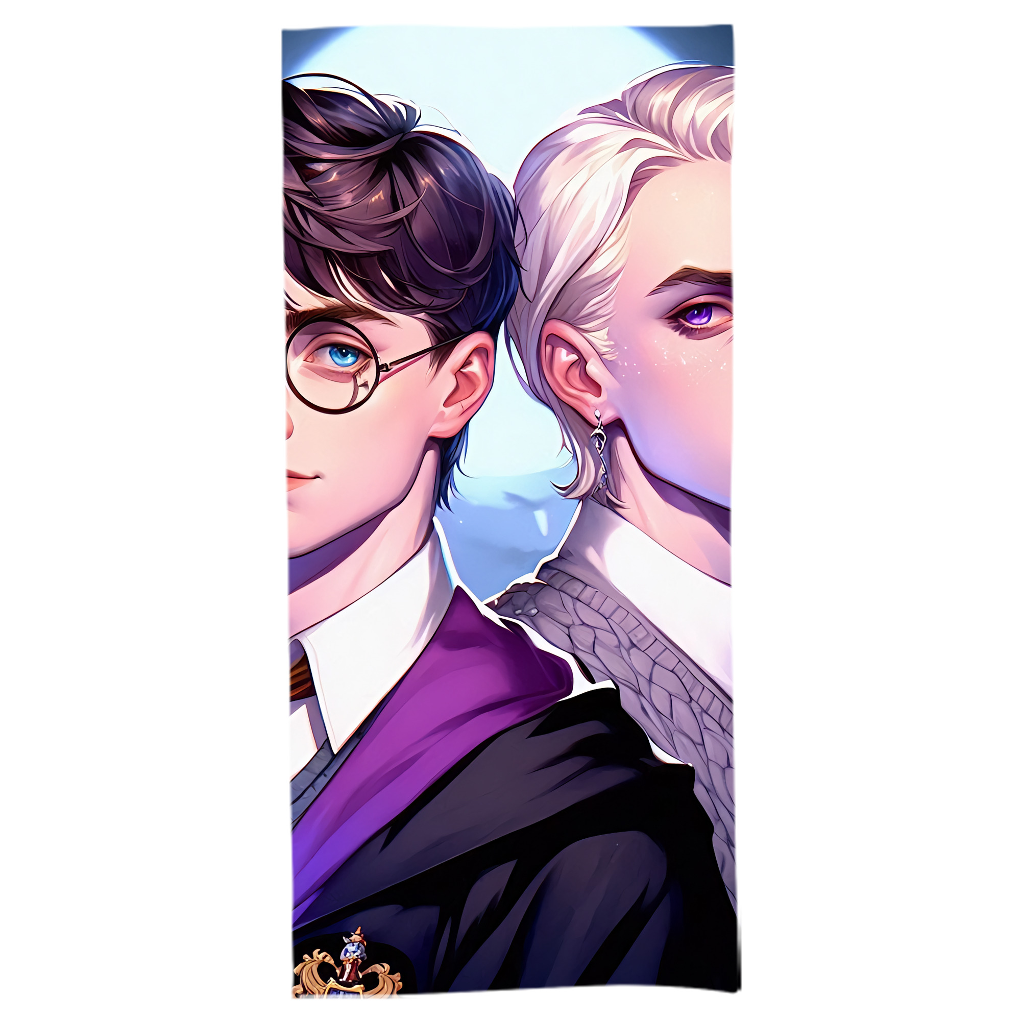 （画像用） Harry Potter ハリー・ポッターシリーズ 大判バスタオル 70×140cm 吸水速乾 柔らかい肌触り