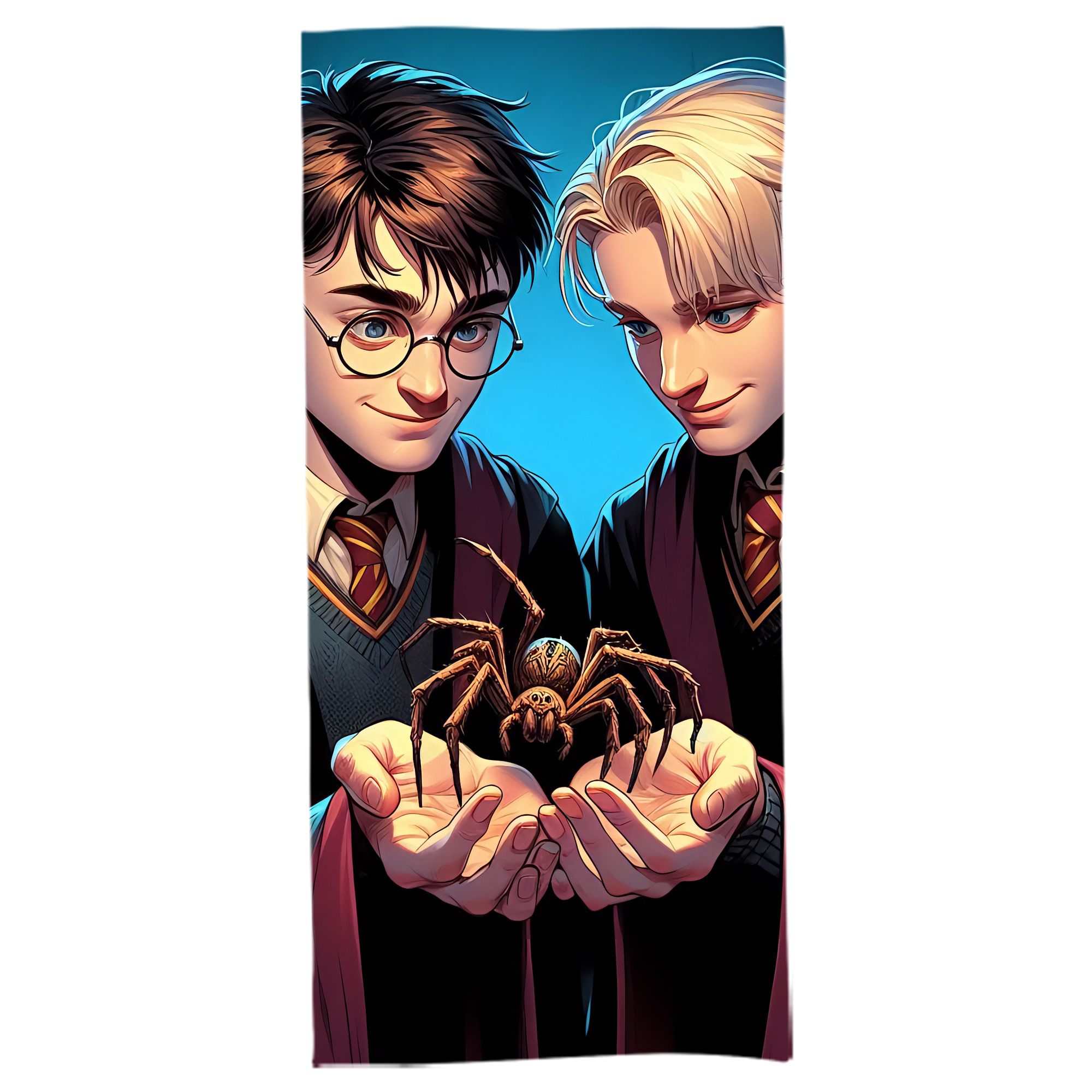（画像用） Harry Potter ハリー・ポッターシリーズ 大判バスタオル 70×140cm 吸水速乾 柔らかい肌触り