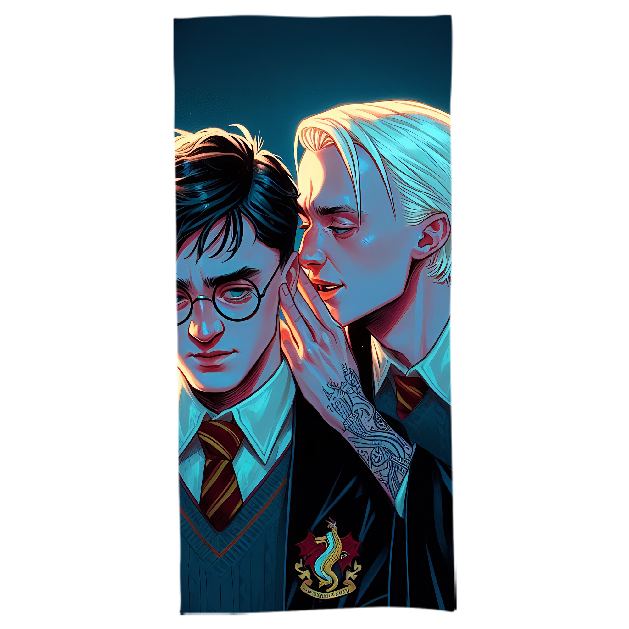 （画像用） Harry Potter ハリー・ポッターシリーズ 大判バスタオル 70×140cm 吸水速乾 柔らかい肌触り