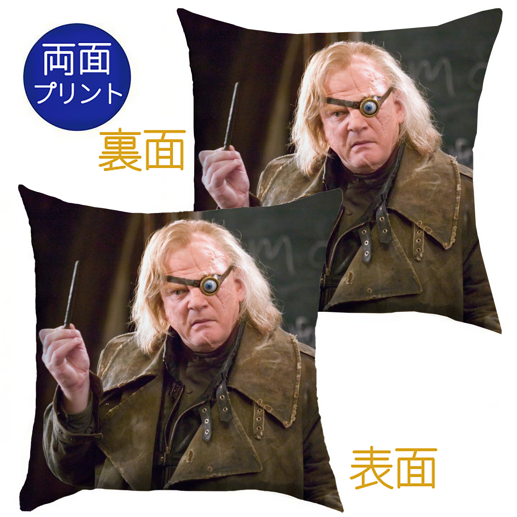 （画像用） Harry Potter ハリー・ポッターシリーズ クッションカバー＆本体セット（ポリエステル素材）