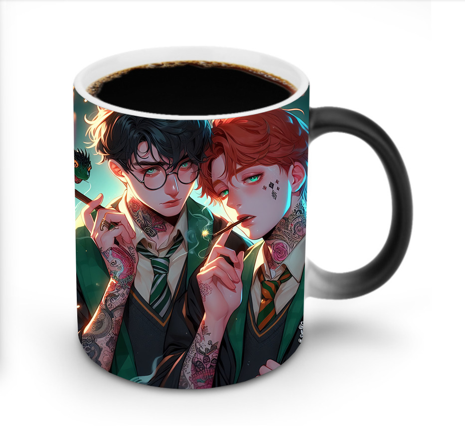 （画像用） Harry Potter ハリー・ポッターシリーズ 温度変色マグカップ