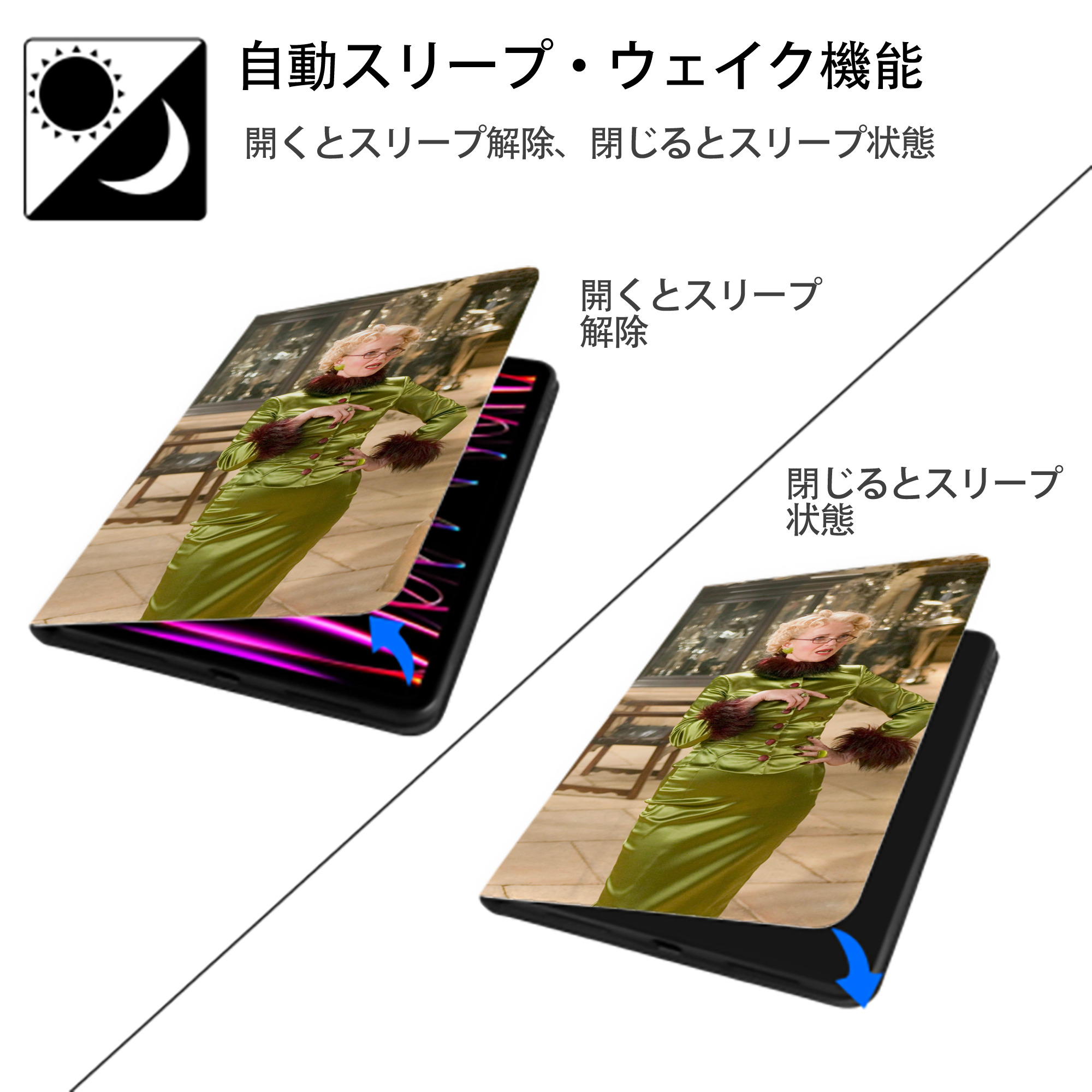Harry Potter ハリー・ポッターシリーズ IPad ケース ブック型 PUレザー TPU 耐衝撃 軽量 薄型 ペン収納なし 全面保護 IPad 各モデル対応